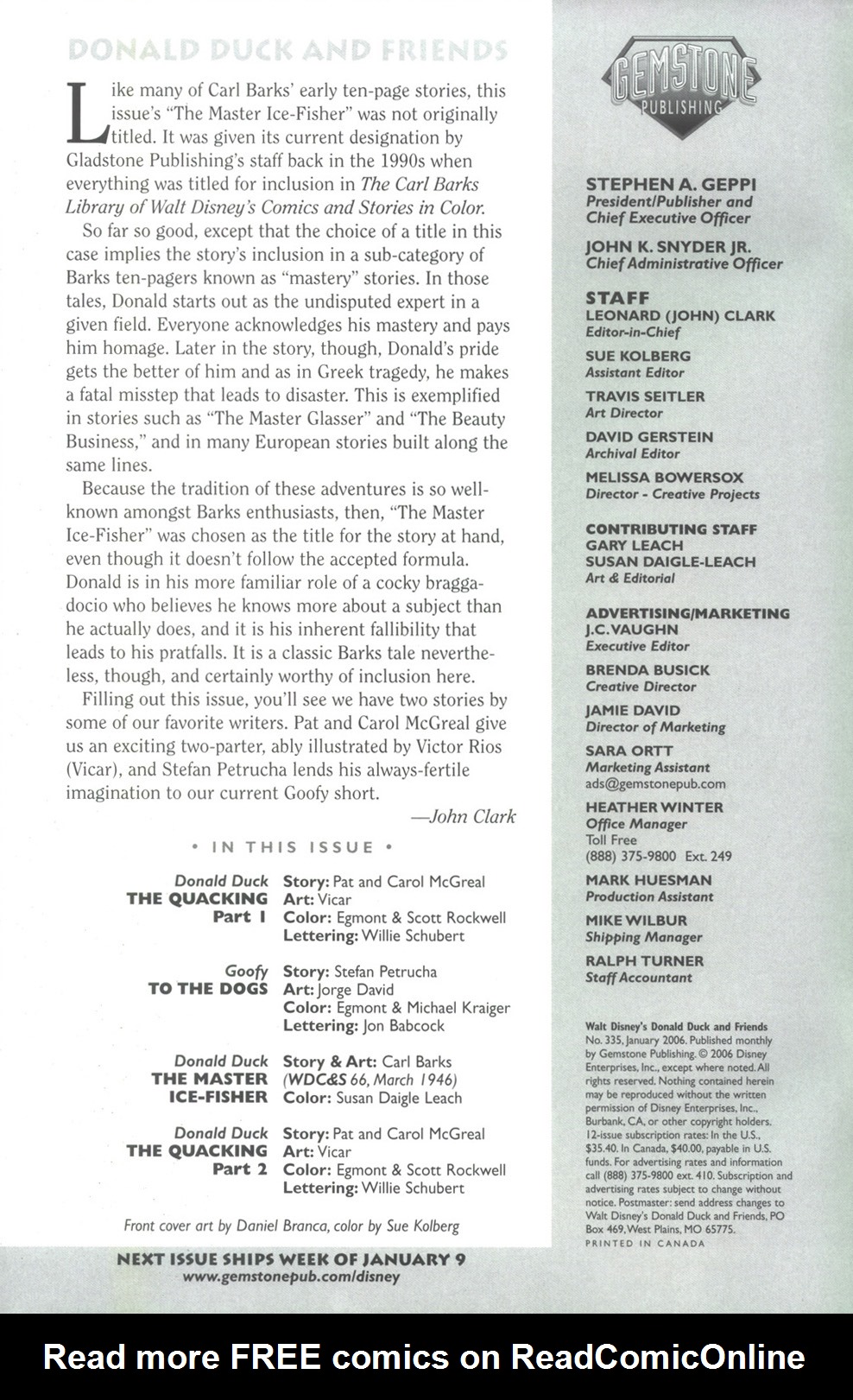 Read online Walt Disney's Donald Duck and Friends comic -  Issue #335 - 2