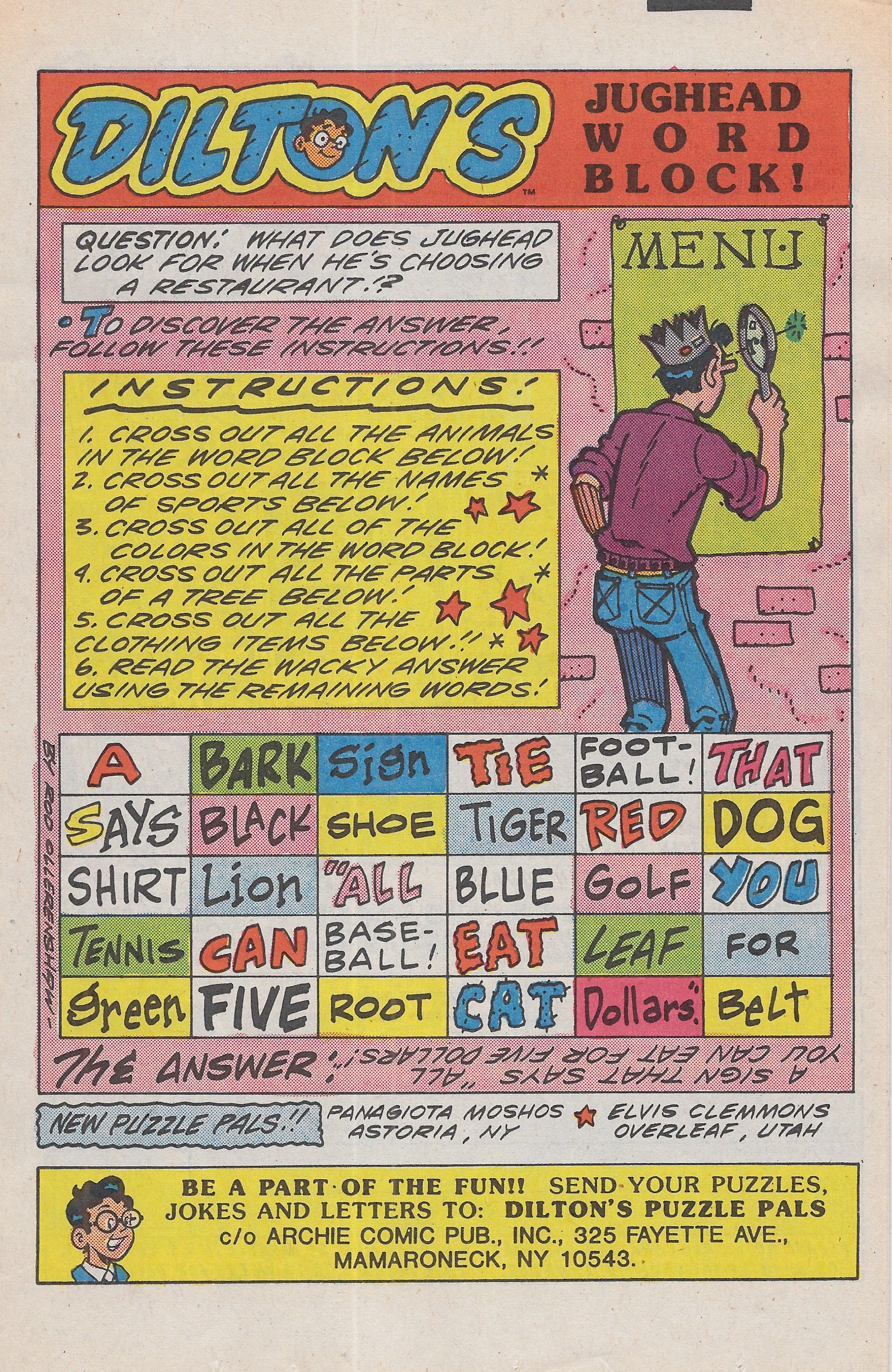 Read online Jughead (1987) comic -  Issue #6 - 11