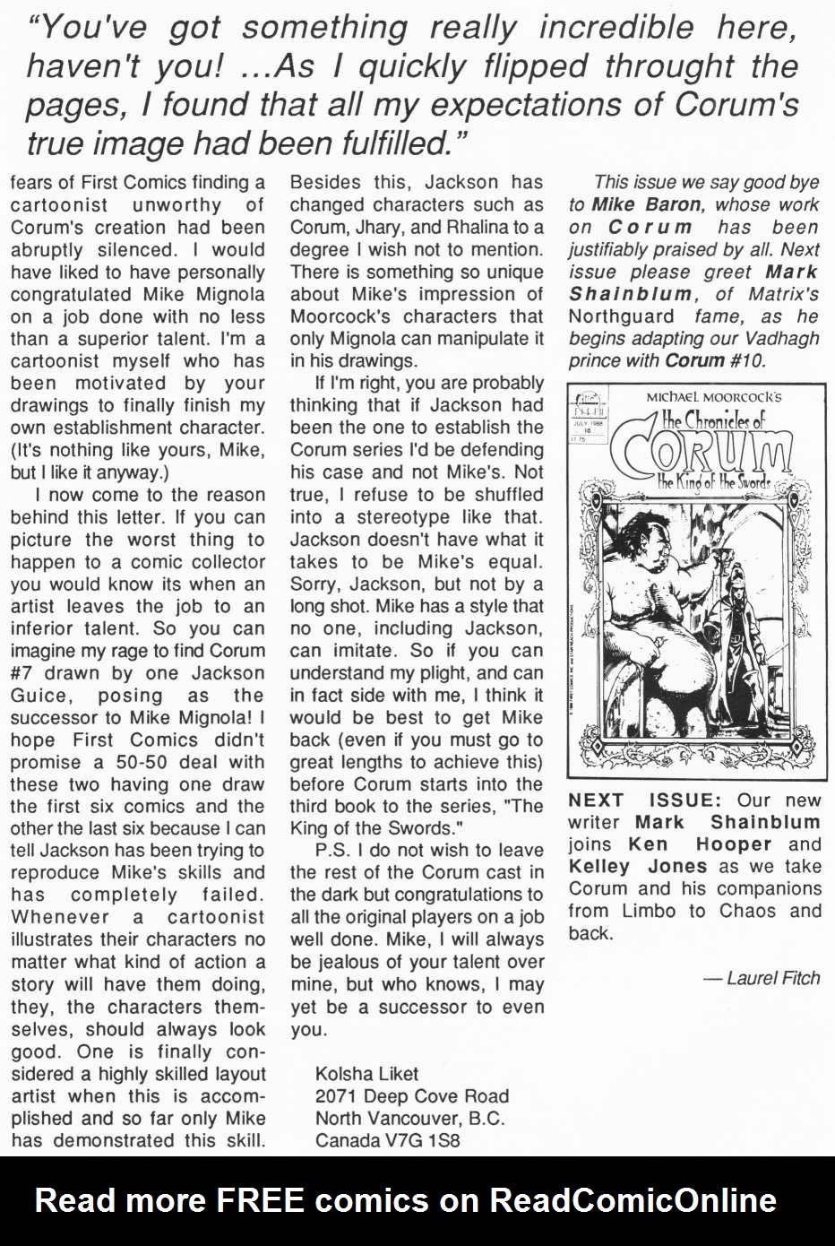 Read online The Chronicles of Corum comic -  Issue #9 - 30