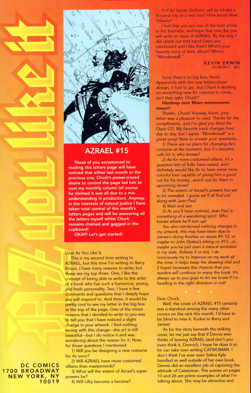 Read online Azrael (1995) comic -  Issue #19 - 24
