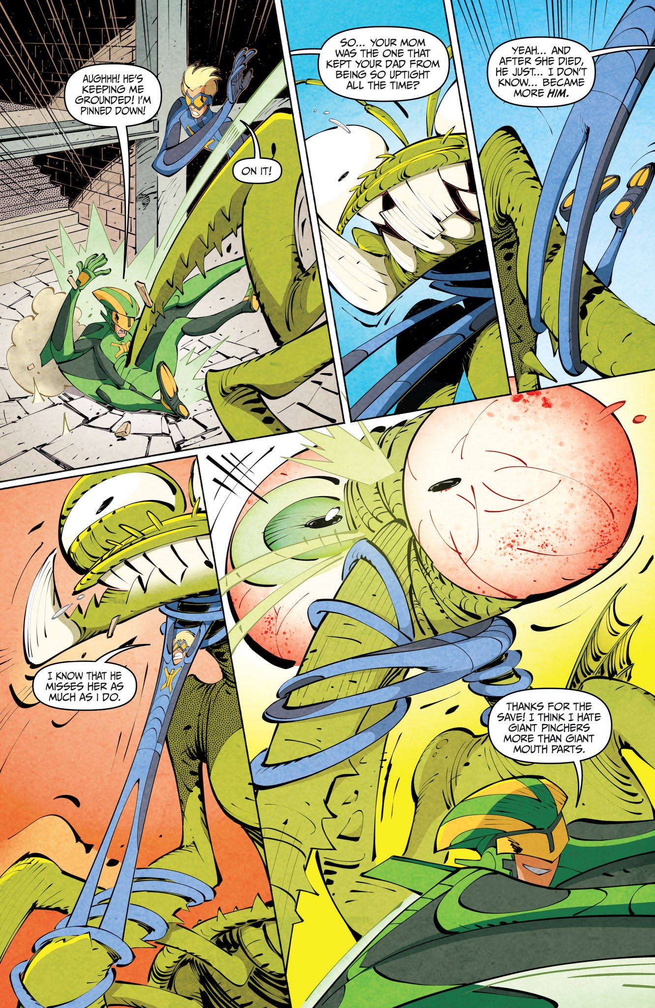Read online Stretch Armstrong and the Flex Fighters comic -  Issue #1 - 15
