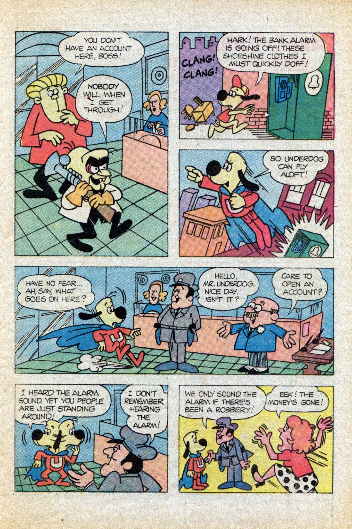 Read online Underdog (1975) comic -  Issue #12 - 13