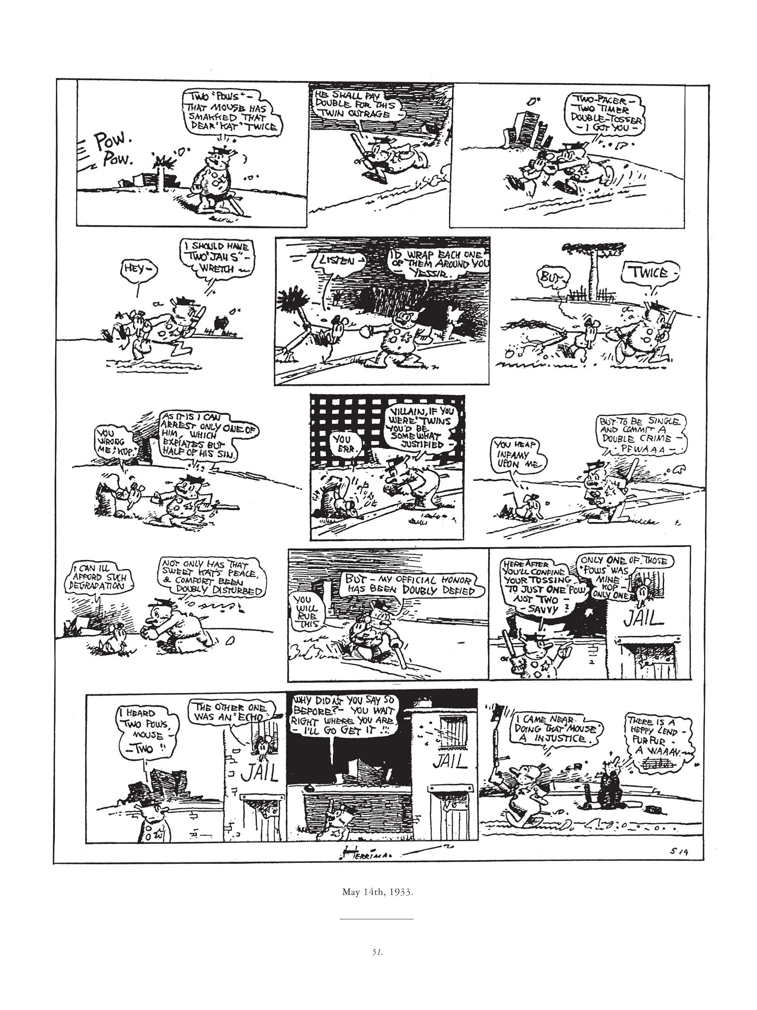 Read online Krazy & Ignatz comic -  Issue # TPB 8 - 50