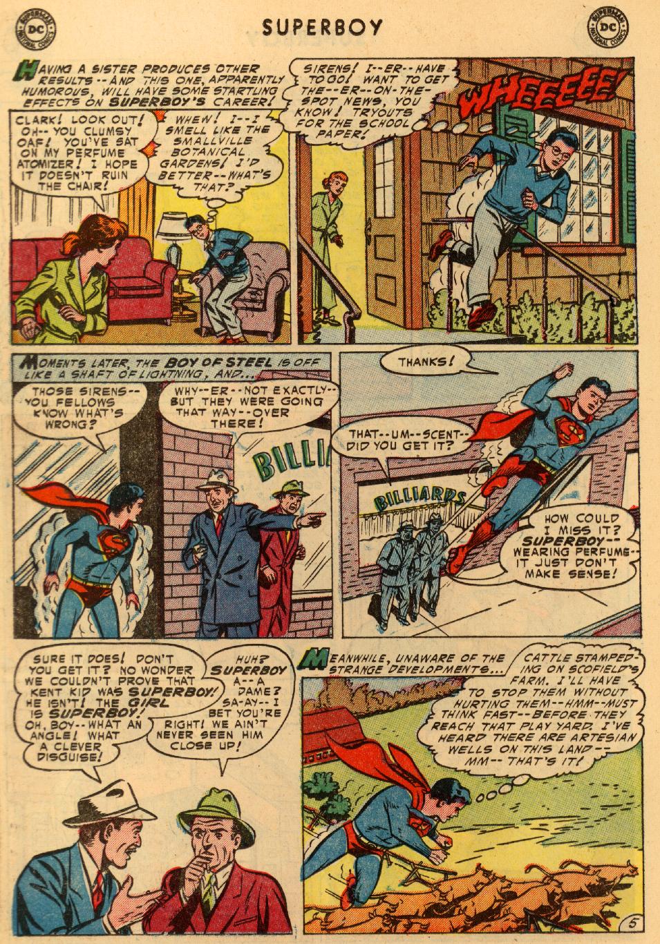 Read online Superboy (1949) comic -  Issue #36 - 17