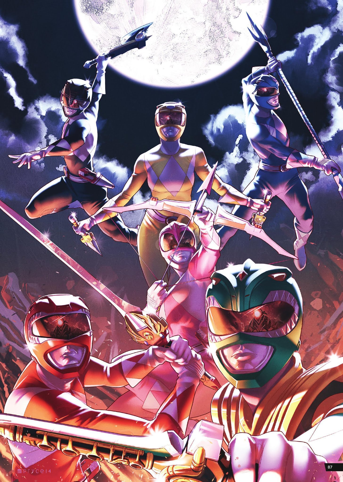 Read online Saban's Power Rangers Artist Tribute comic -  Issue # TPB - 82