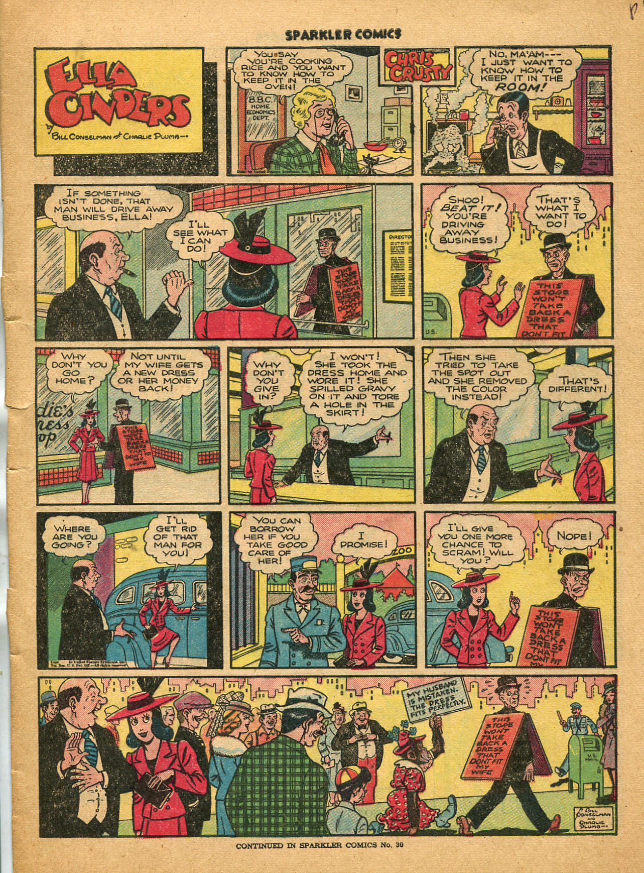 Read online Sparkler Comics comic -  Issue #29 - 17