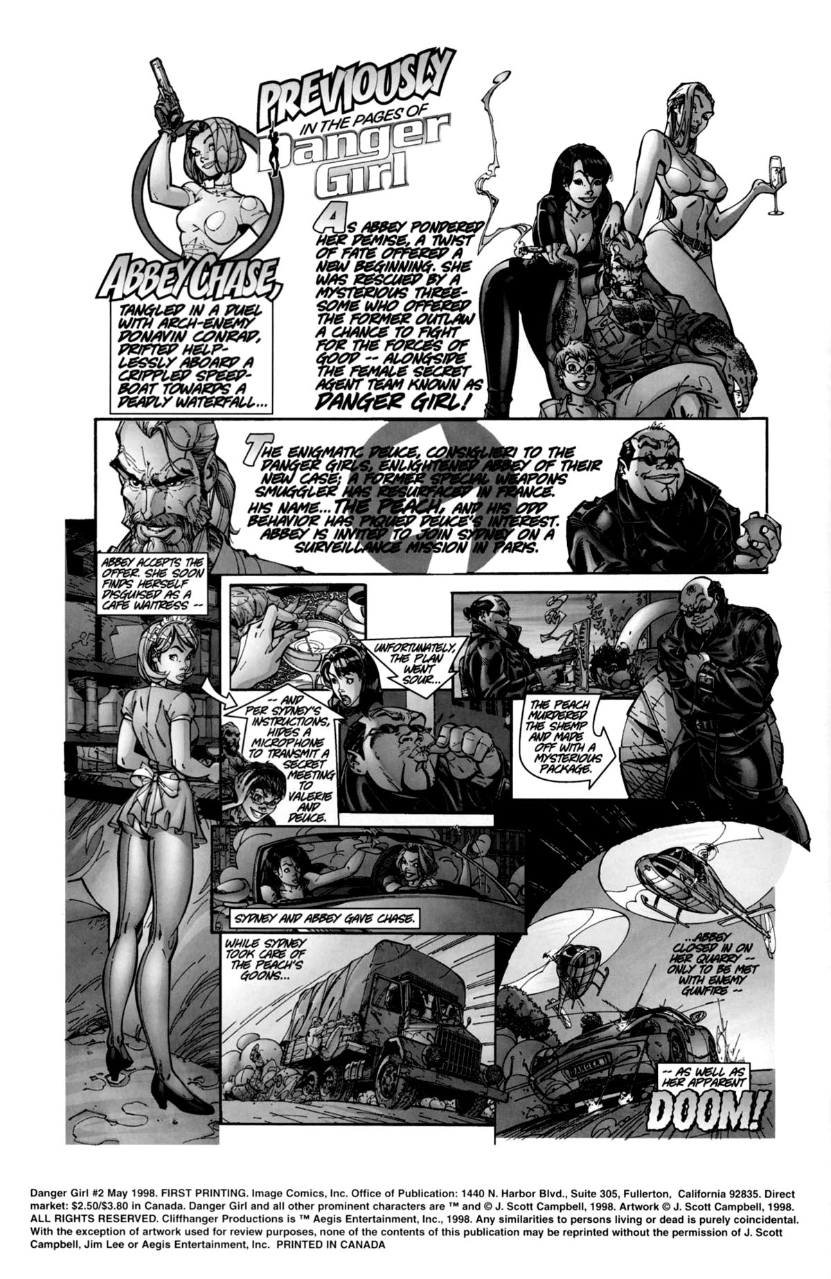 Read online Danger Girl (1998) comic -  Issue #2 - 2