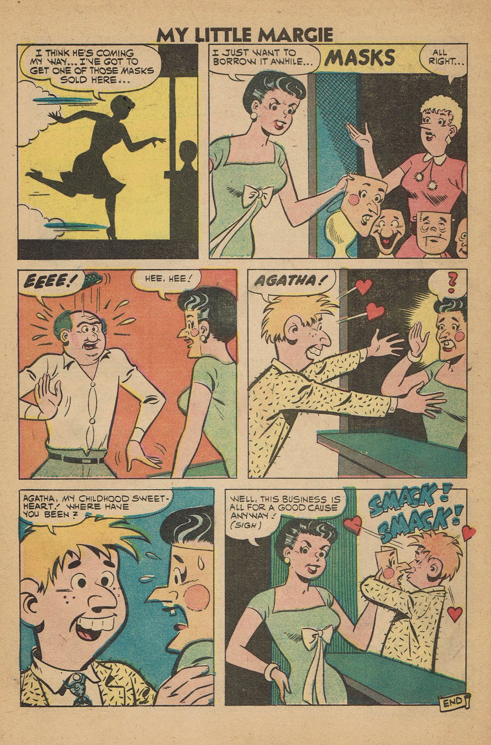 Read online My Little Margie (1954) comic -  Issue #29 - 32