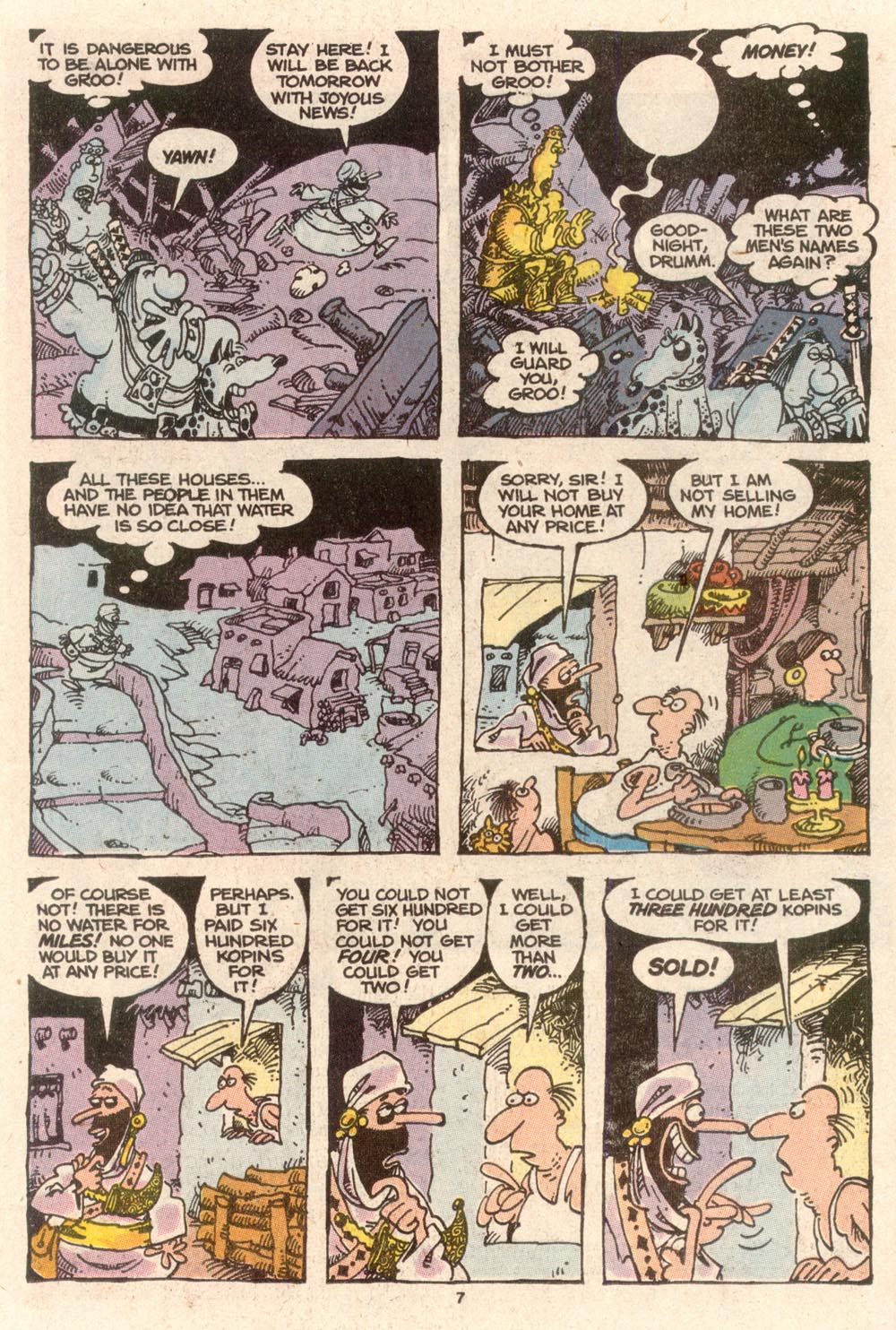 Read online Sergio Aragonés Groo the Wanderer comic -  Issue #63 - 7