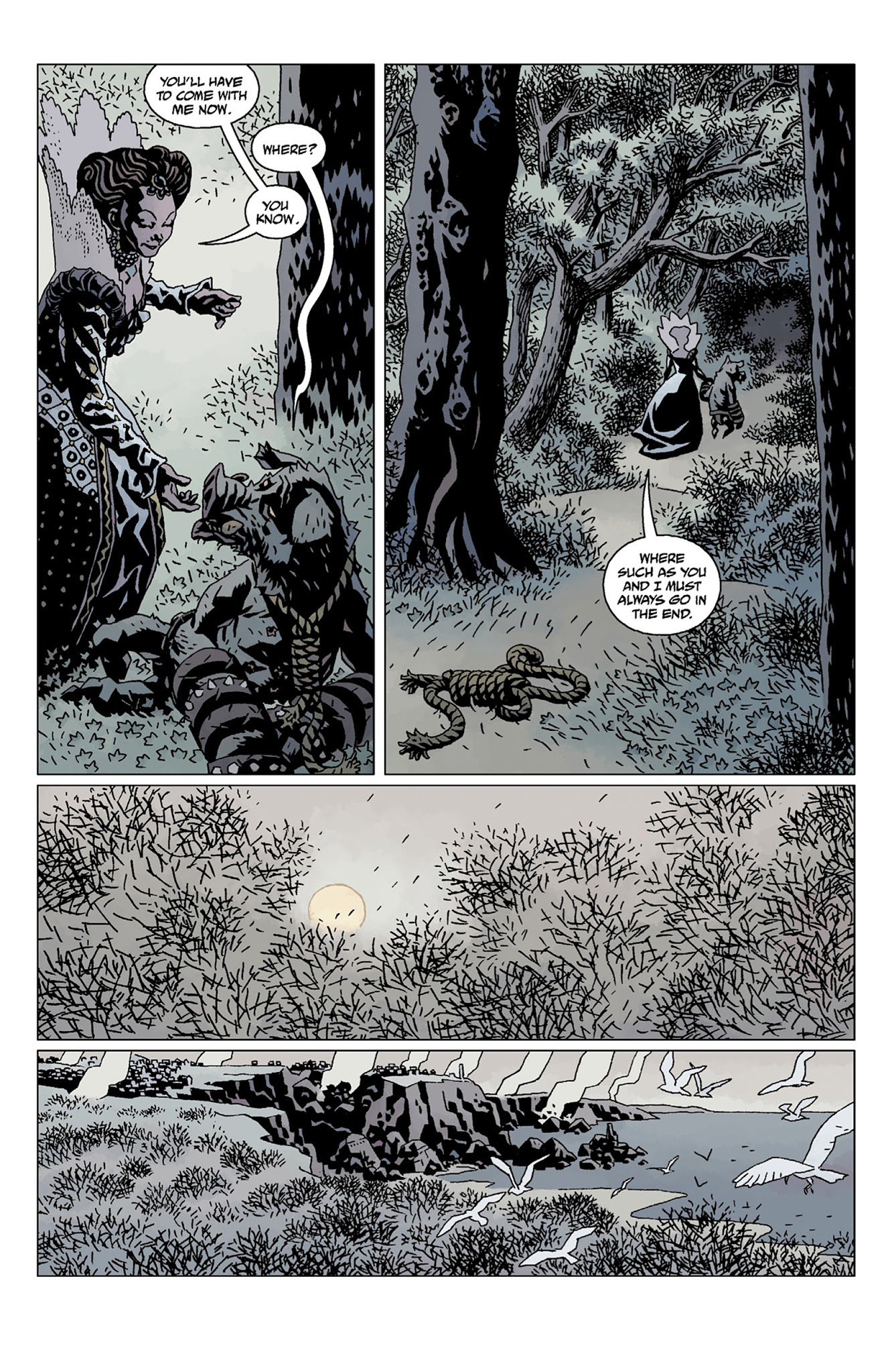 Read online Hellboy: The Storm And The Fury comic -  Issue # TPB - 163