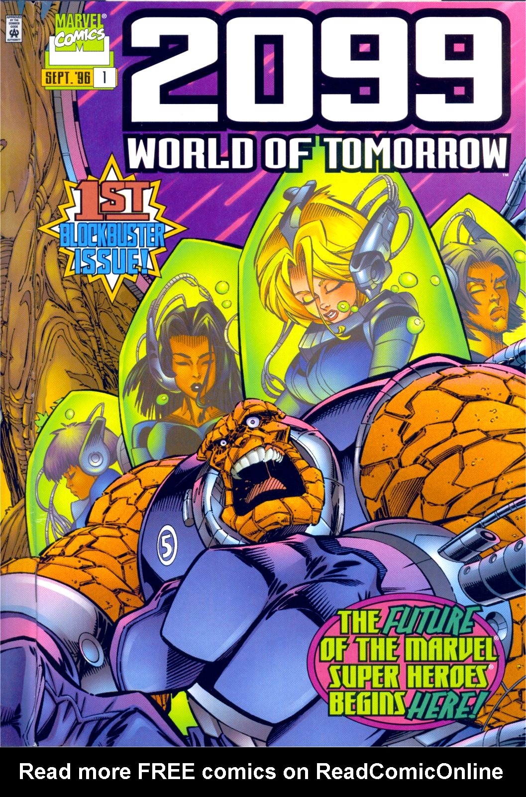 Read online 2099: World of Tomorrow comic -  Issue #1 - 1