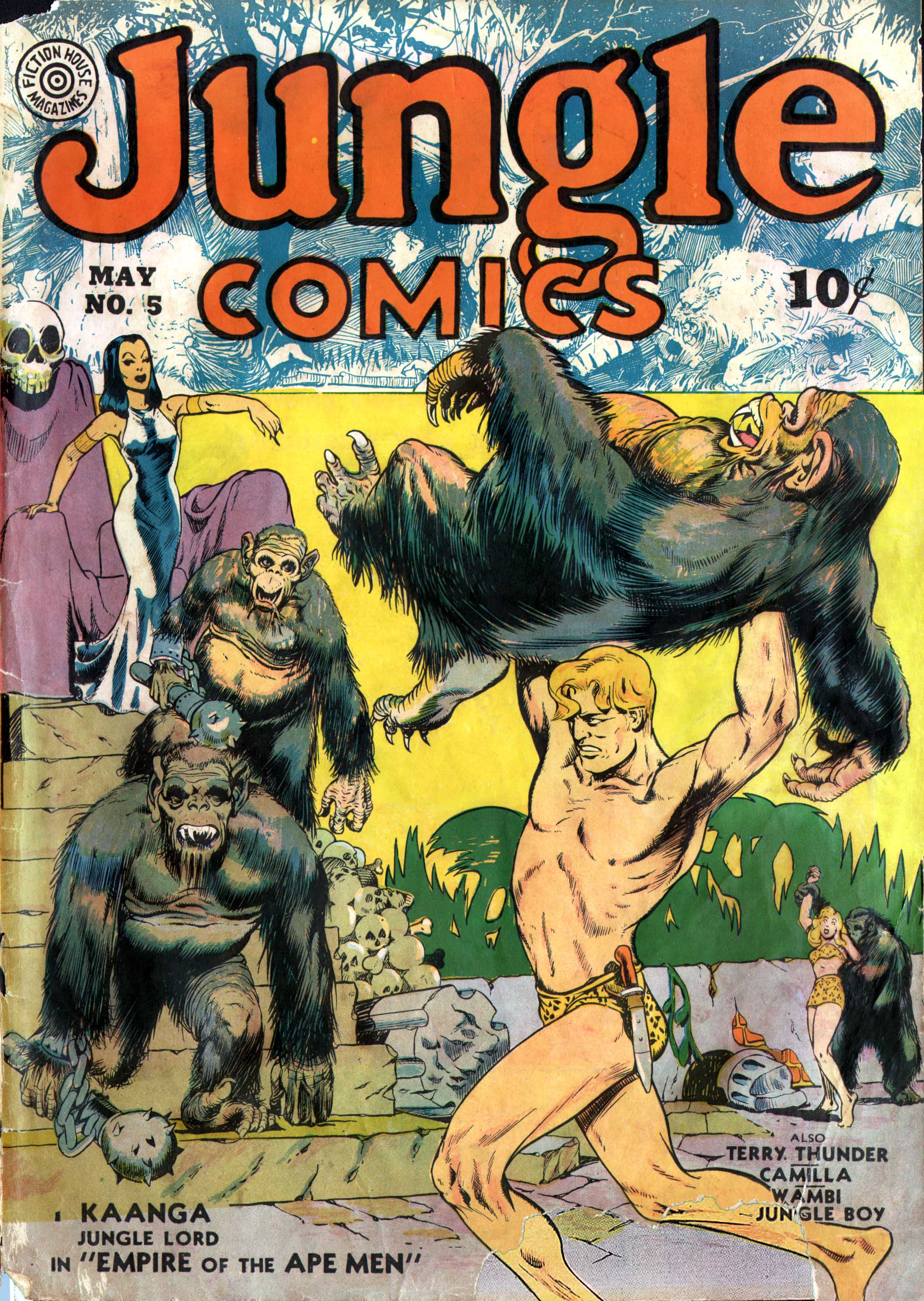 Read online Jungle Comics comic -  Issue #5 - 1
