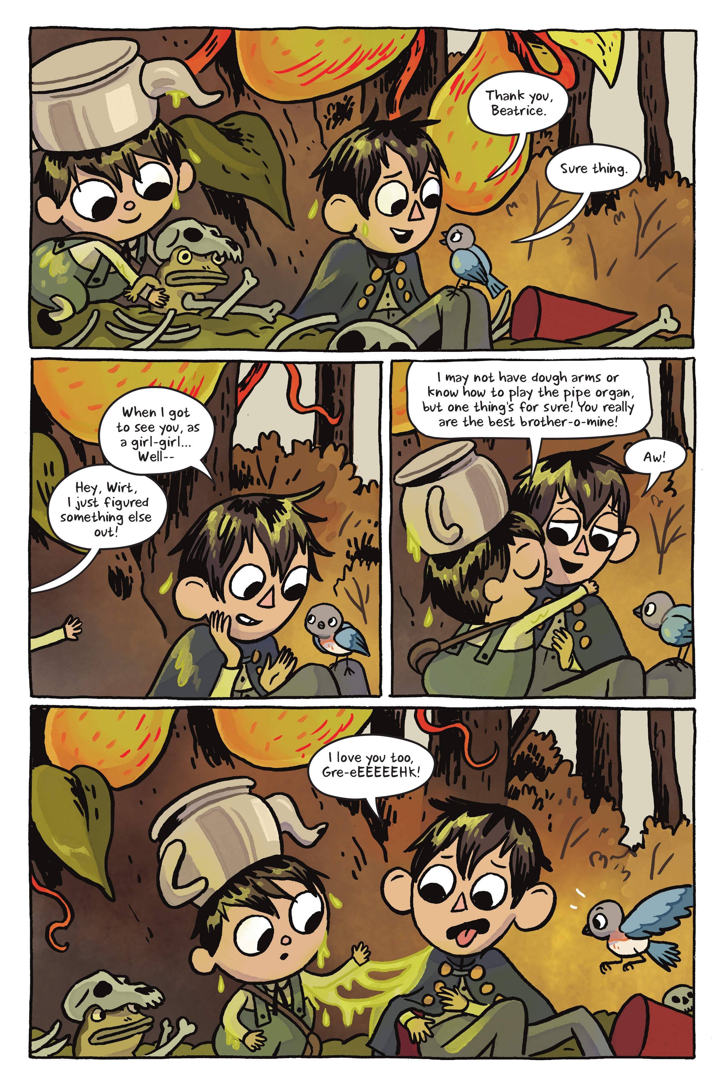 Read online Over the Garden Wall: Distillatoria comic -  Issue # TPB - 118