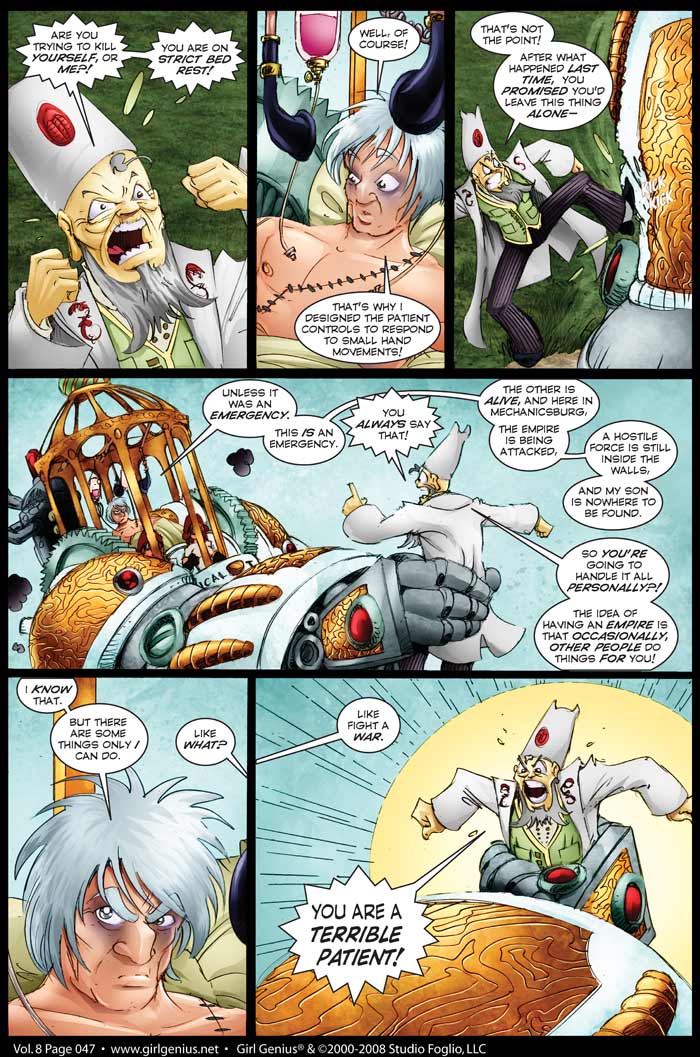 Read online Girl Genius (2002) comic -  Issue #8 - 48