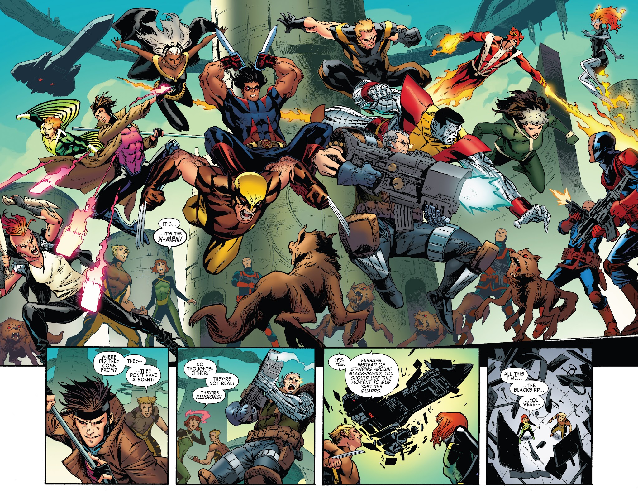 Read online X-Men: Blue comic -  Issue #8 - 18