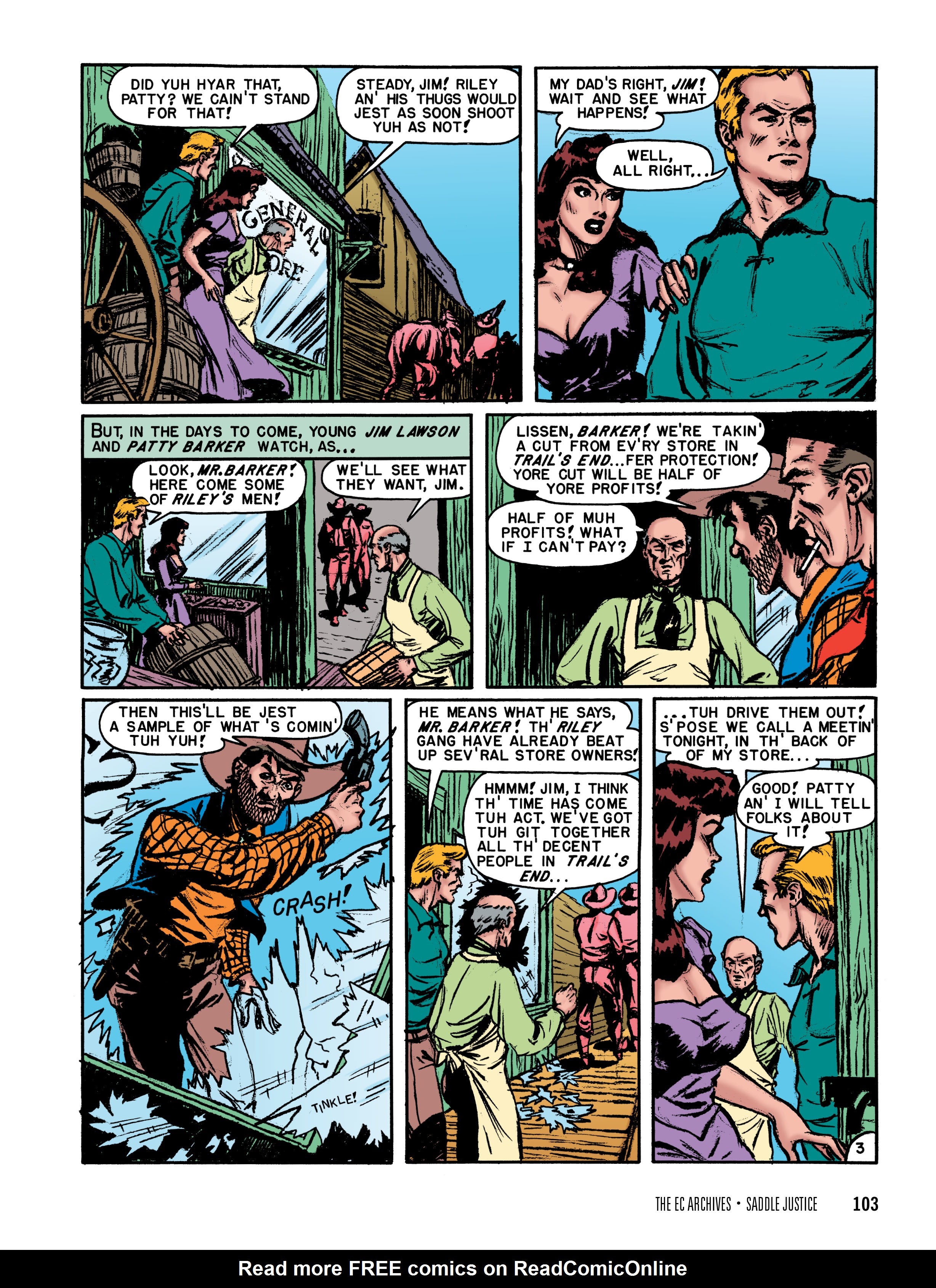 Read online The EC Archives: Saddle Justice comic -  Issue # TPB (Part 2) - 5