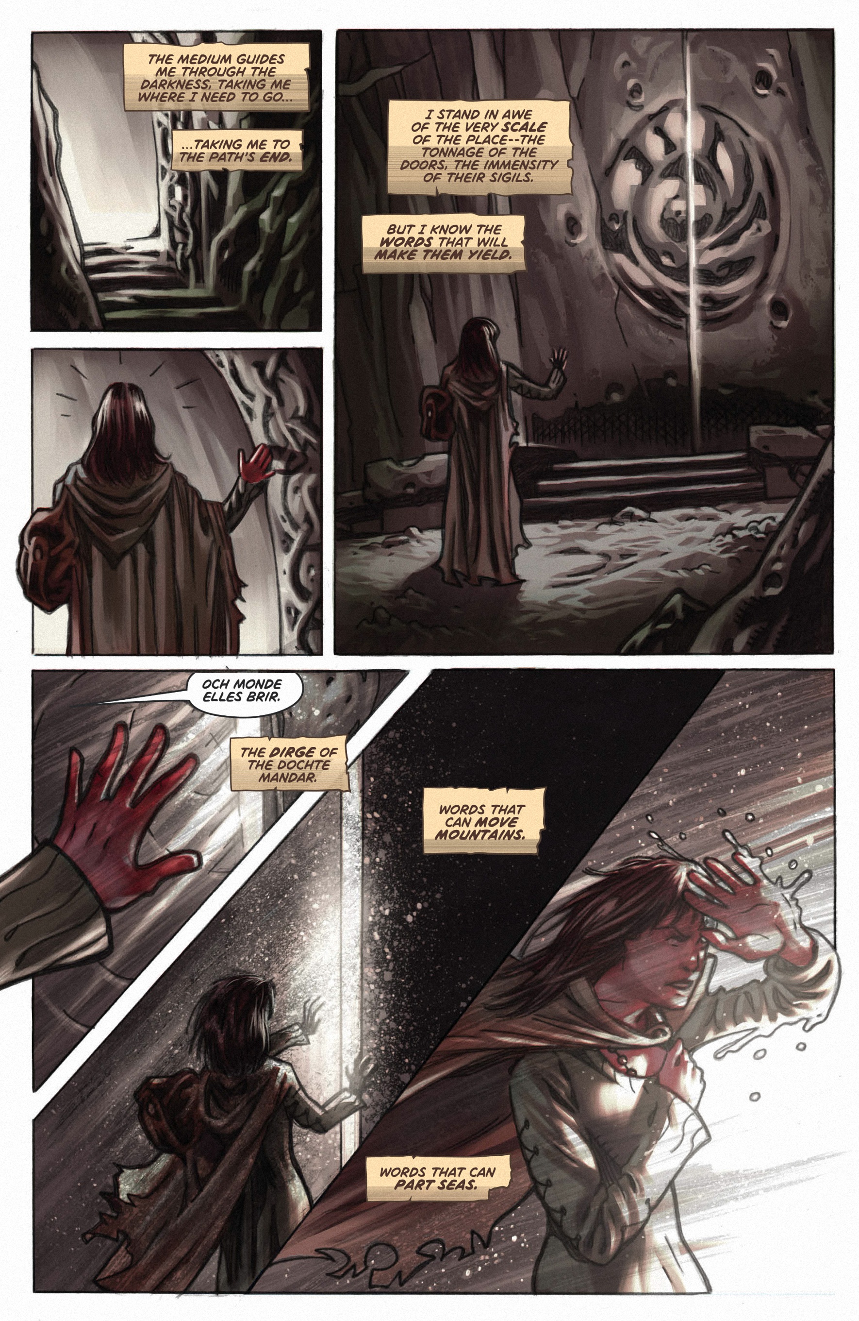Read online Muirwood: The Lost Abbey comic -  Issue #4 - 14