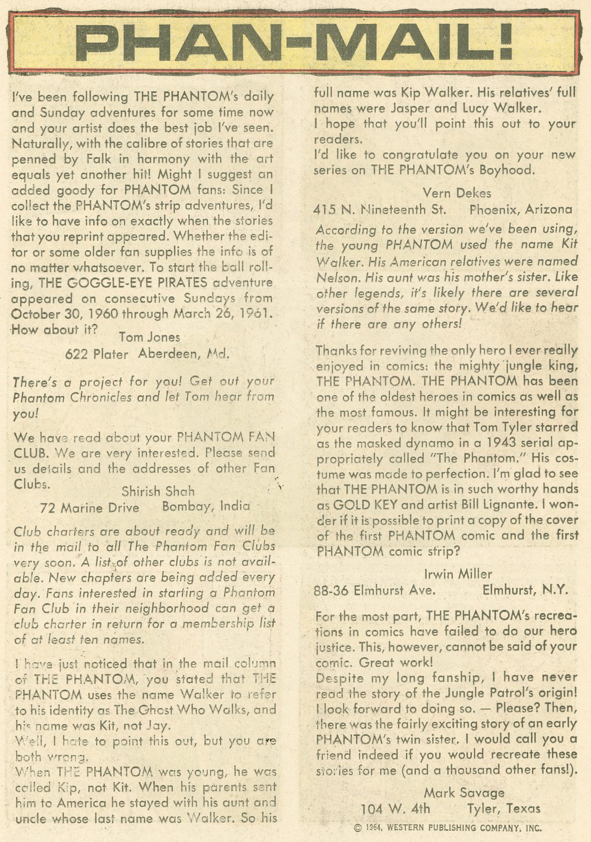 Read online The Phantom (1962) comic -  Issue #7 - 26