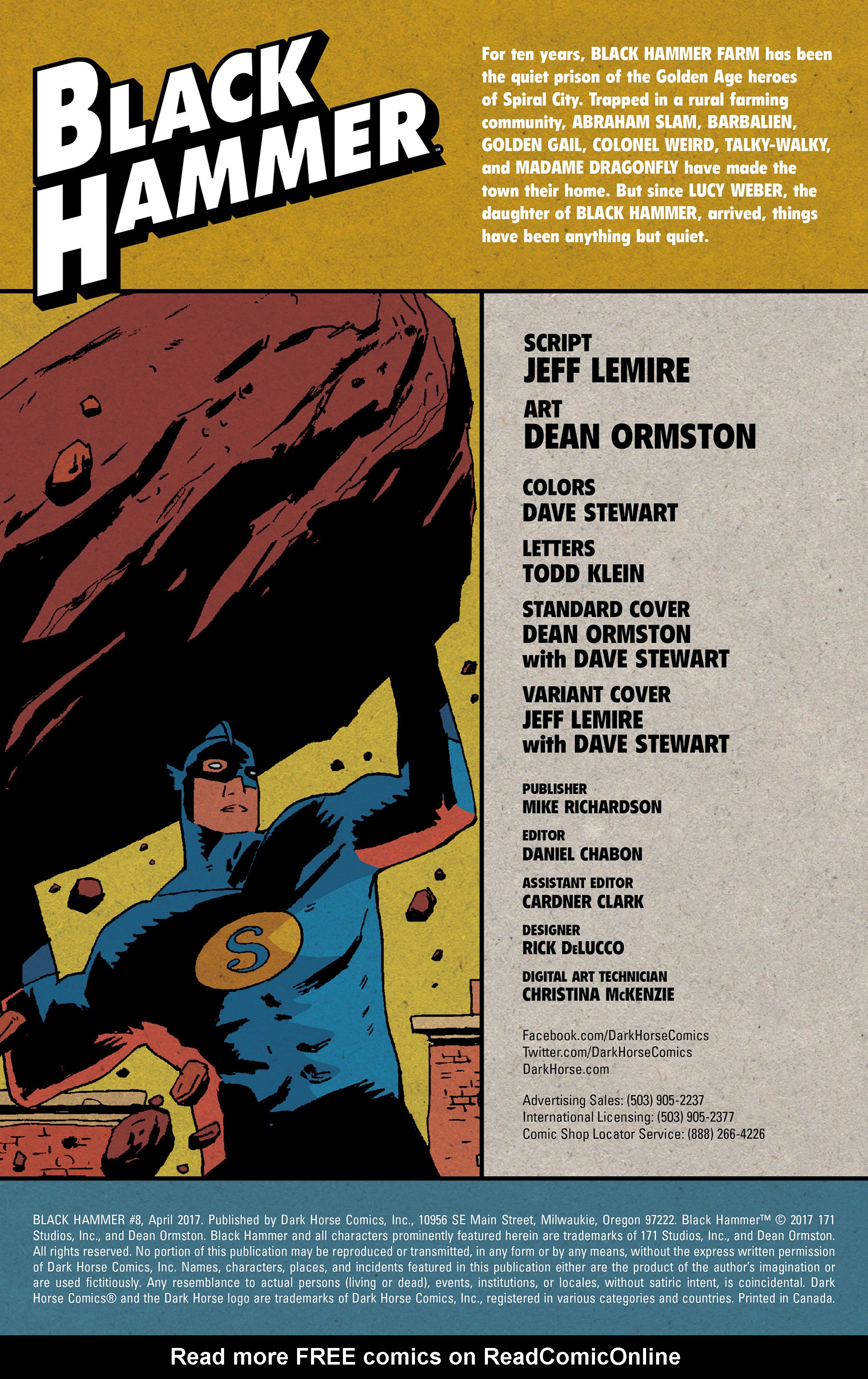 Read online Black Hammer comic -  Issue #8 - 2