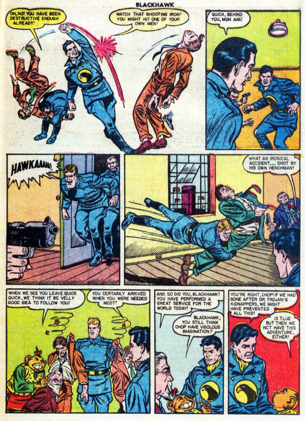 Read online Blackhawk (1957) comic -  Issue #41 - 49