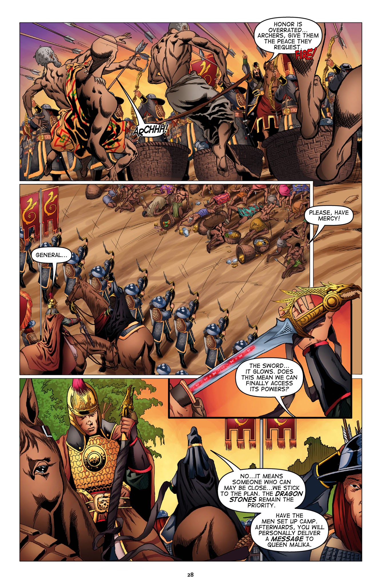 Read online Malika: Warrior Queen comic -  Issue # TPB 1 (Part 1) - 30