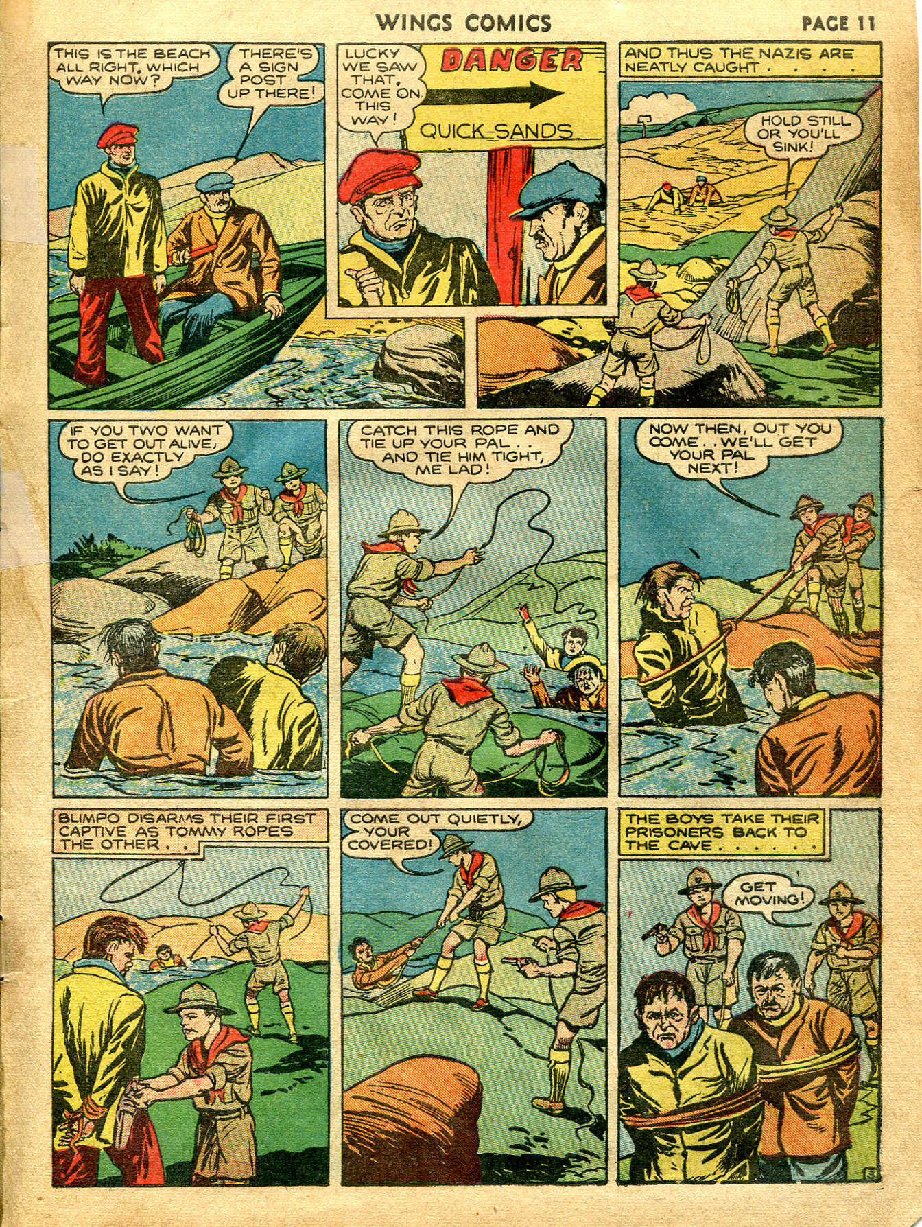 Read online Wings Comics comic -  Issue #5 - 13