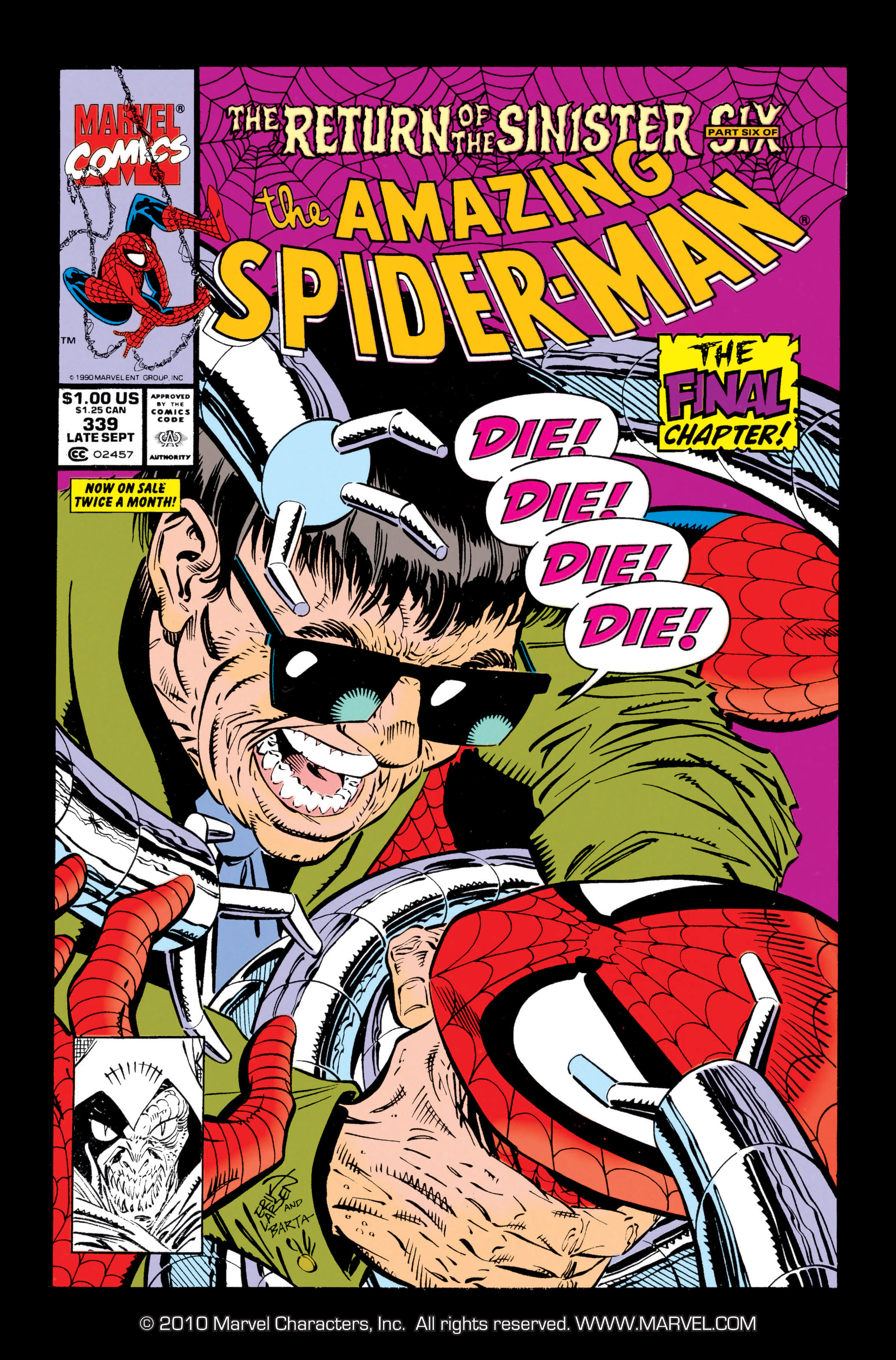 Read online The Amazing Spider-Man (1963) comic -  Issue #339 - 1