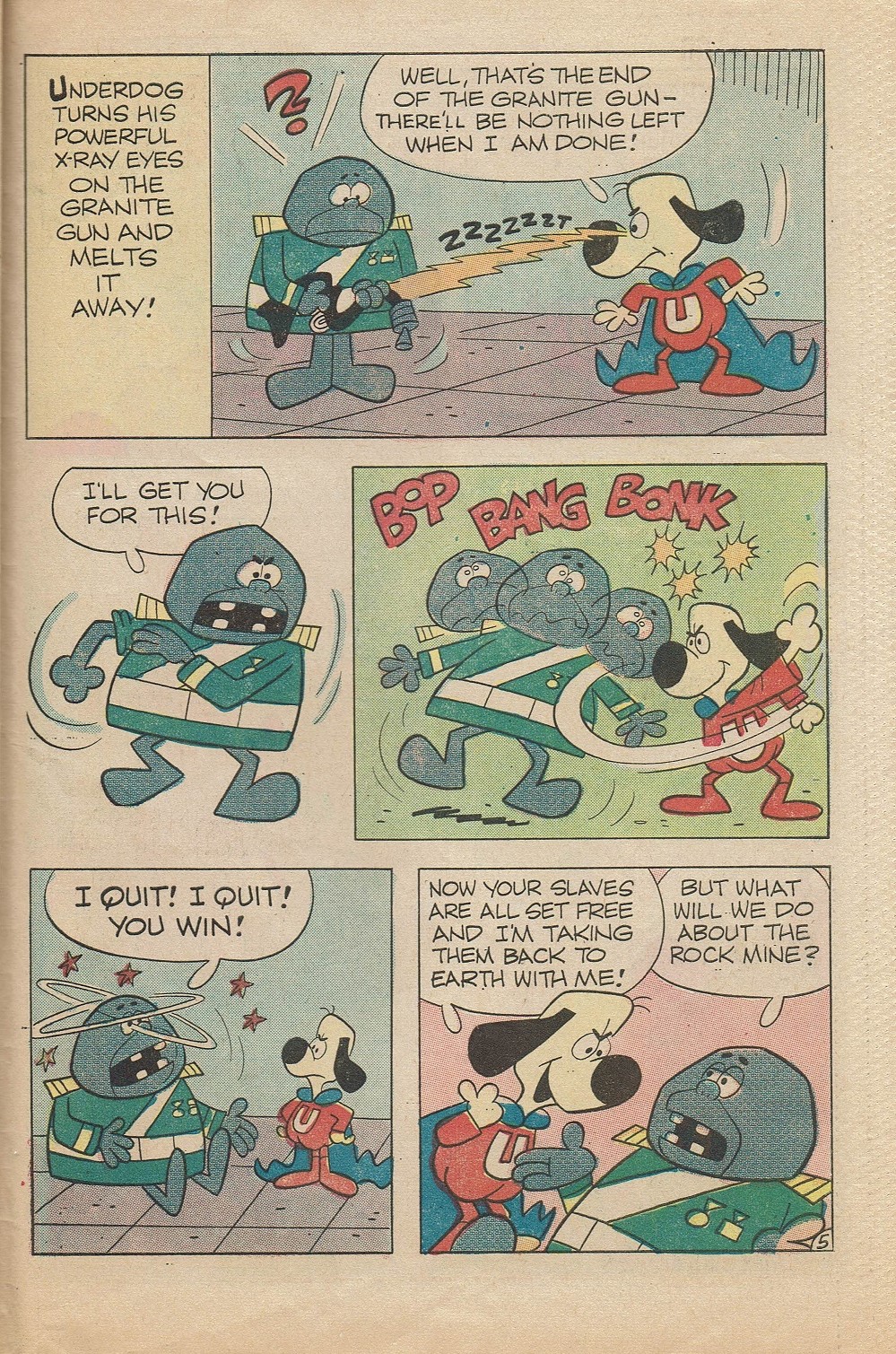 Read online Underdog (1970) comic -  Issue #7 - 31