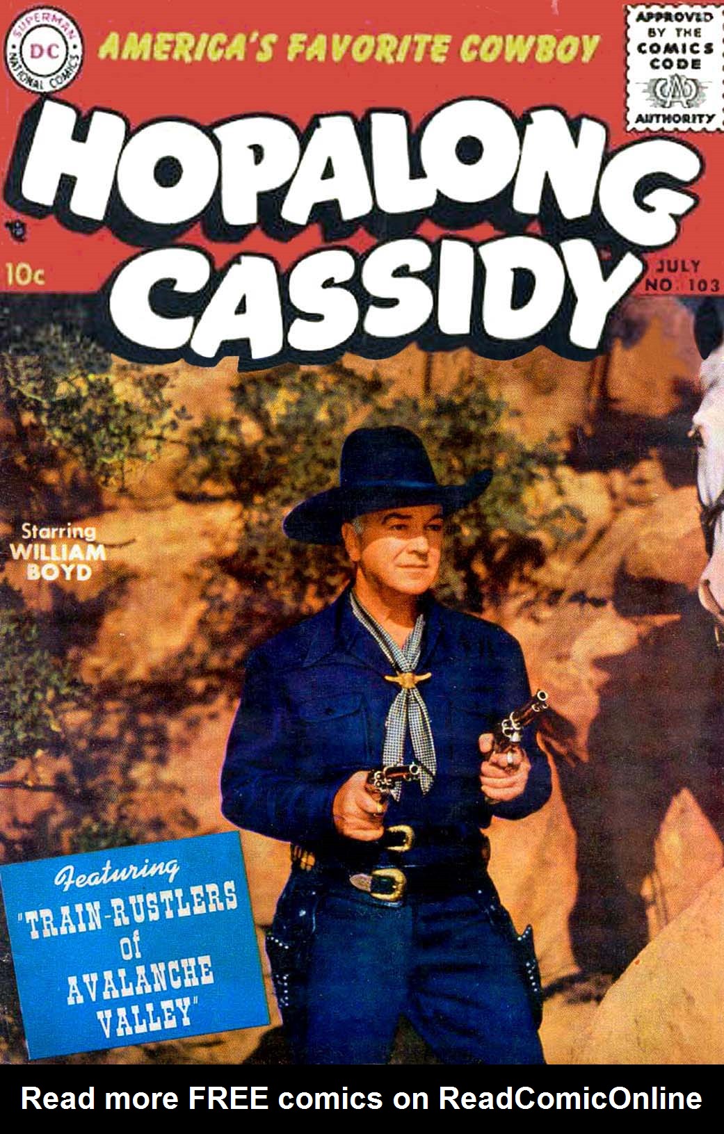 Read online Hopalong Cassidy comic -  Issue #103 - 1