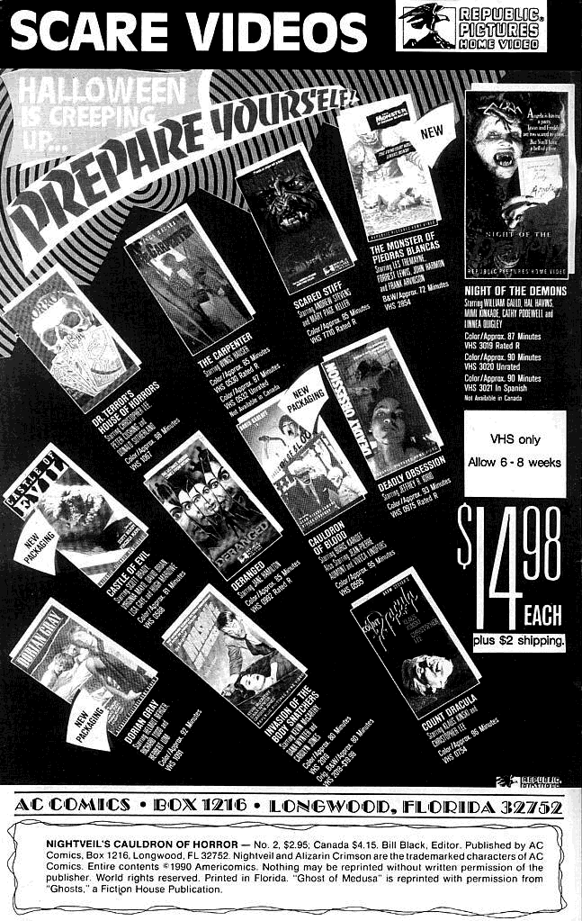 Read online Nightveil's Cauldron of Horror comic -  Issue #2 - 2