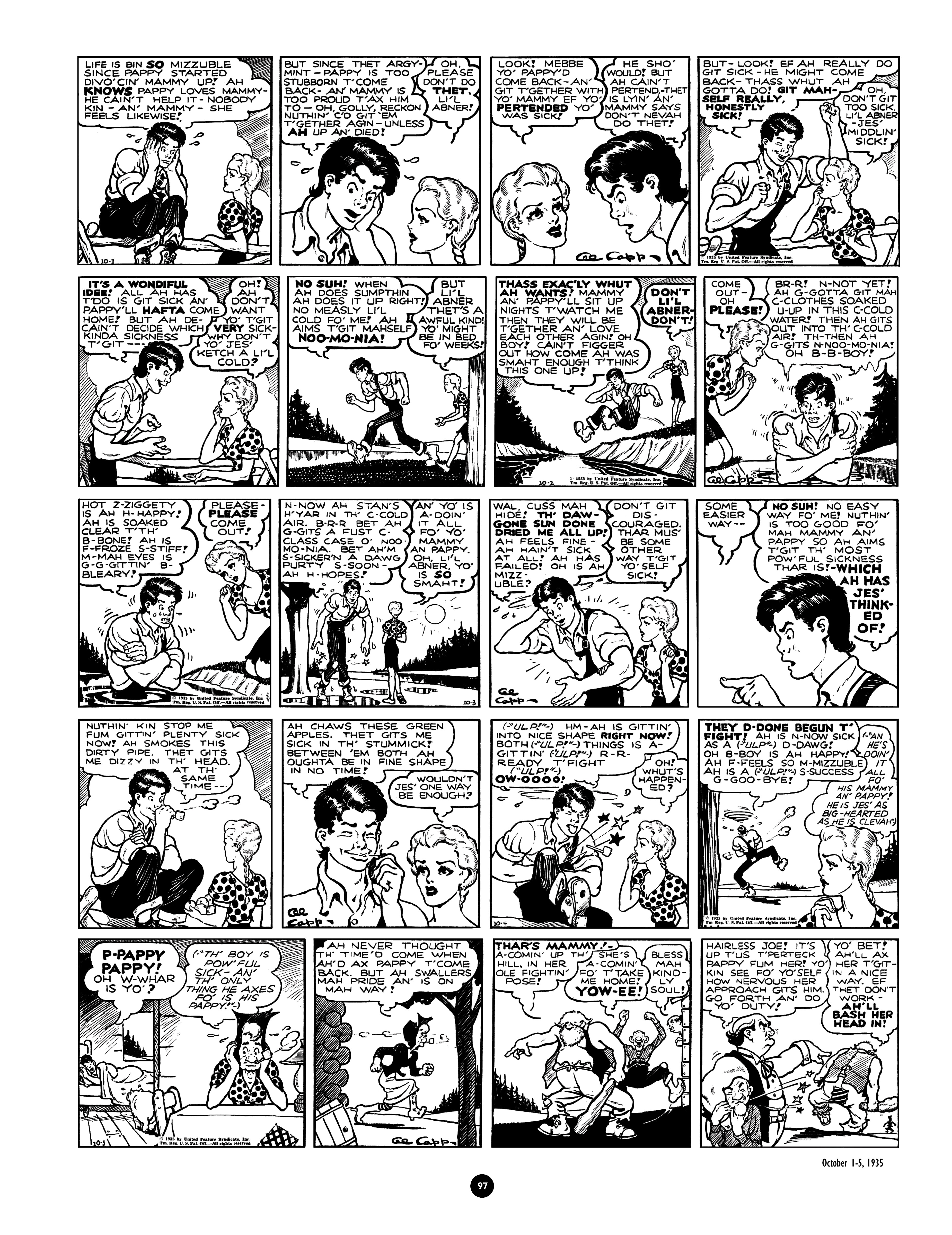 Read online Al Capp's Li'l Abner Complete Daily & Color Sunday Comics comic -  Issue # TPB 1 (Part 1) - 98