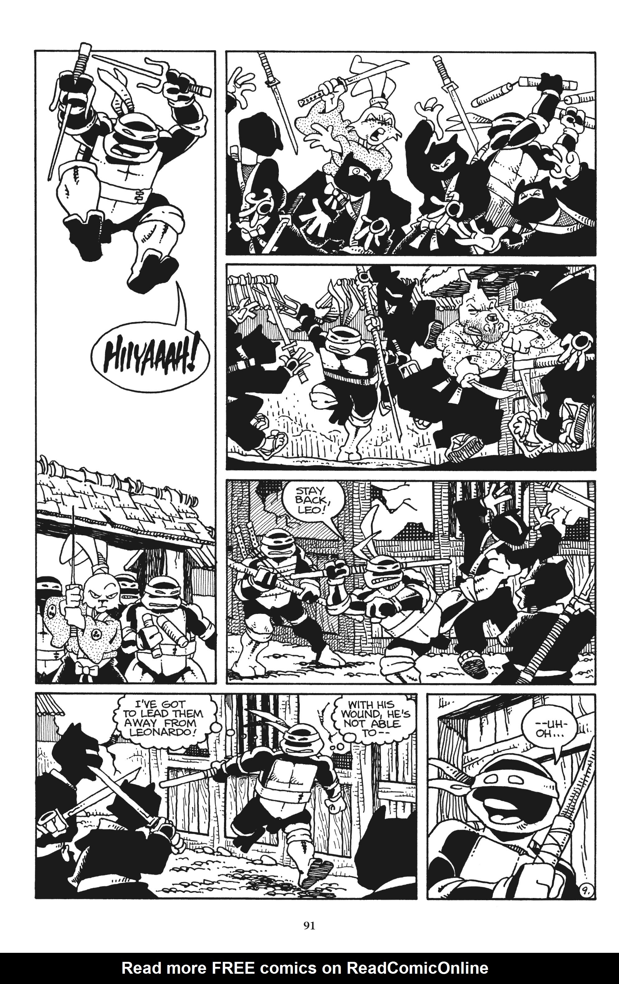 Read online Usagi Yojimbo/Teenage Mutant Ninja Turtles: The Complete Collection comic -  Issue # TPB (Part 1) - 84