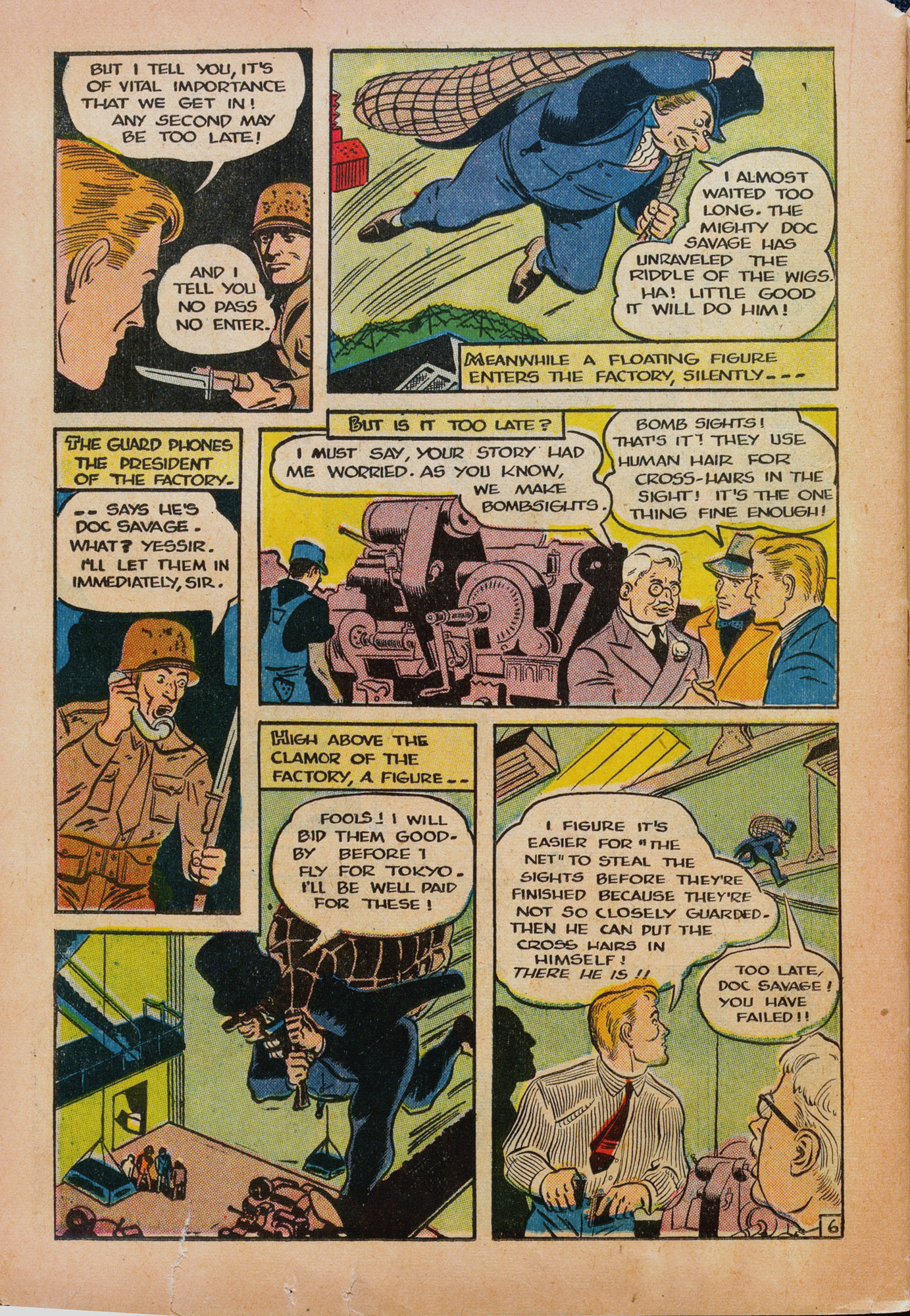 Read online Shadow Comics comic -  Issue #35 - 38