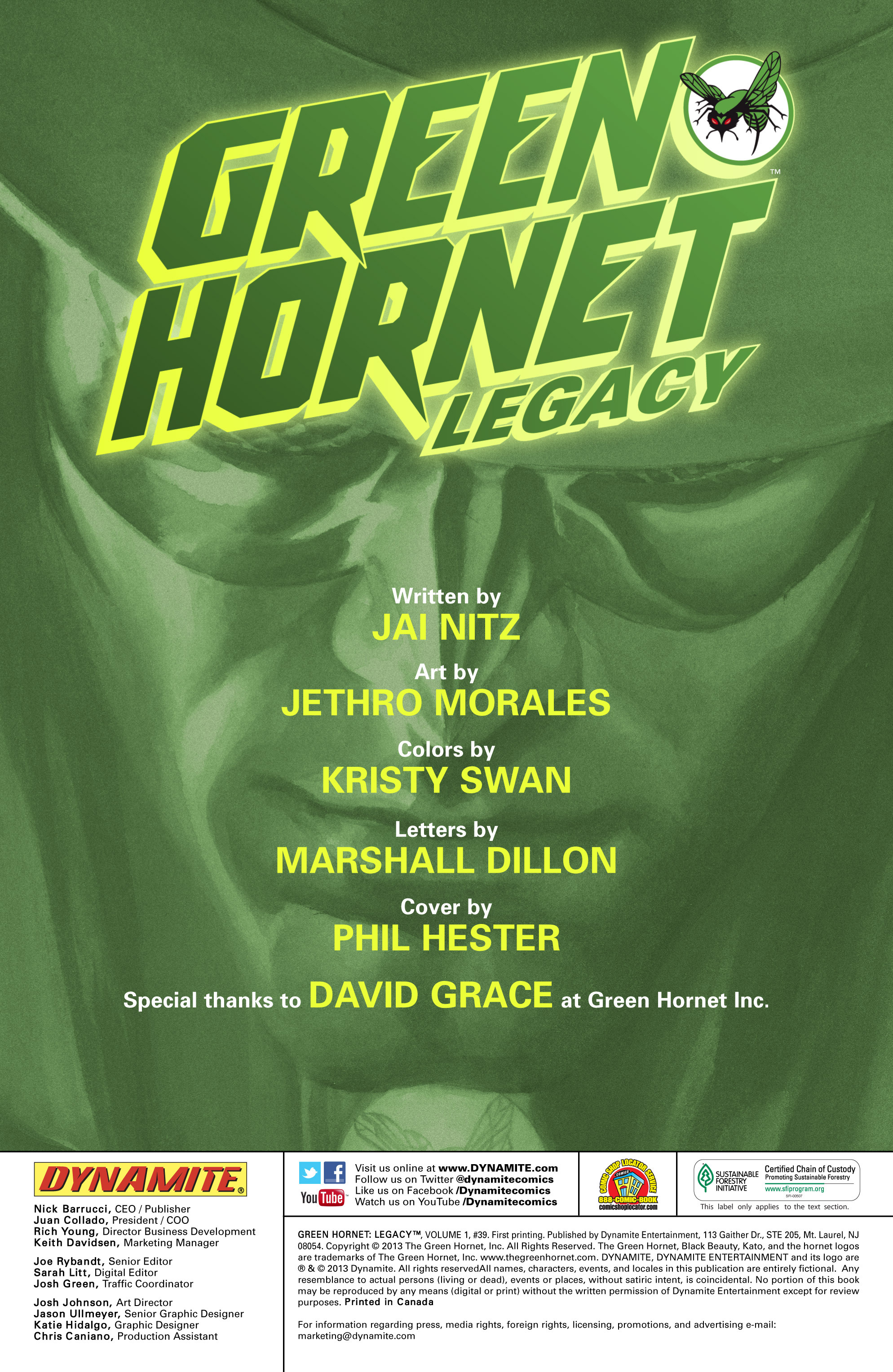 Read online Green Hornet: Legacy comic -  Issue #39 - 2