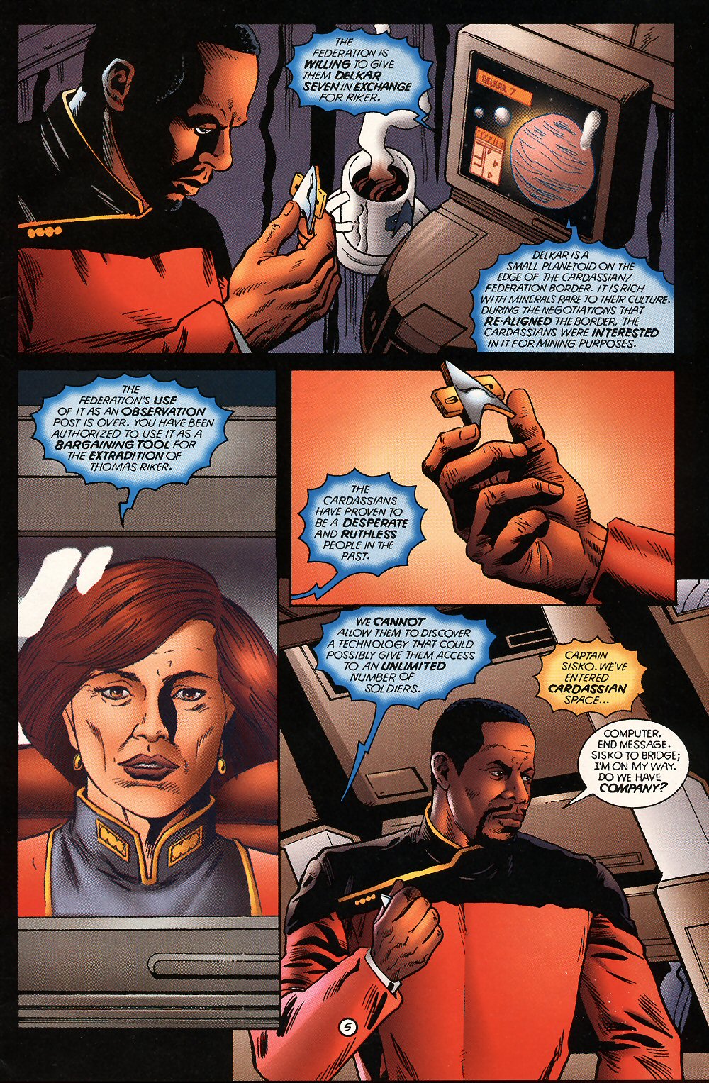 Read online Star Trek: Deep Space Nine (1993) comic -  Issue #29 - 7