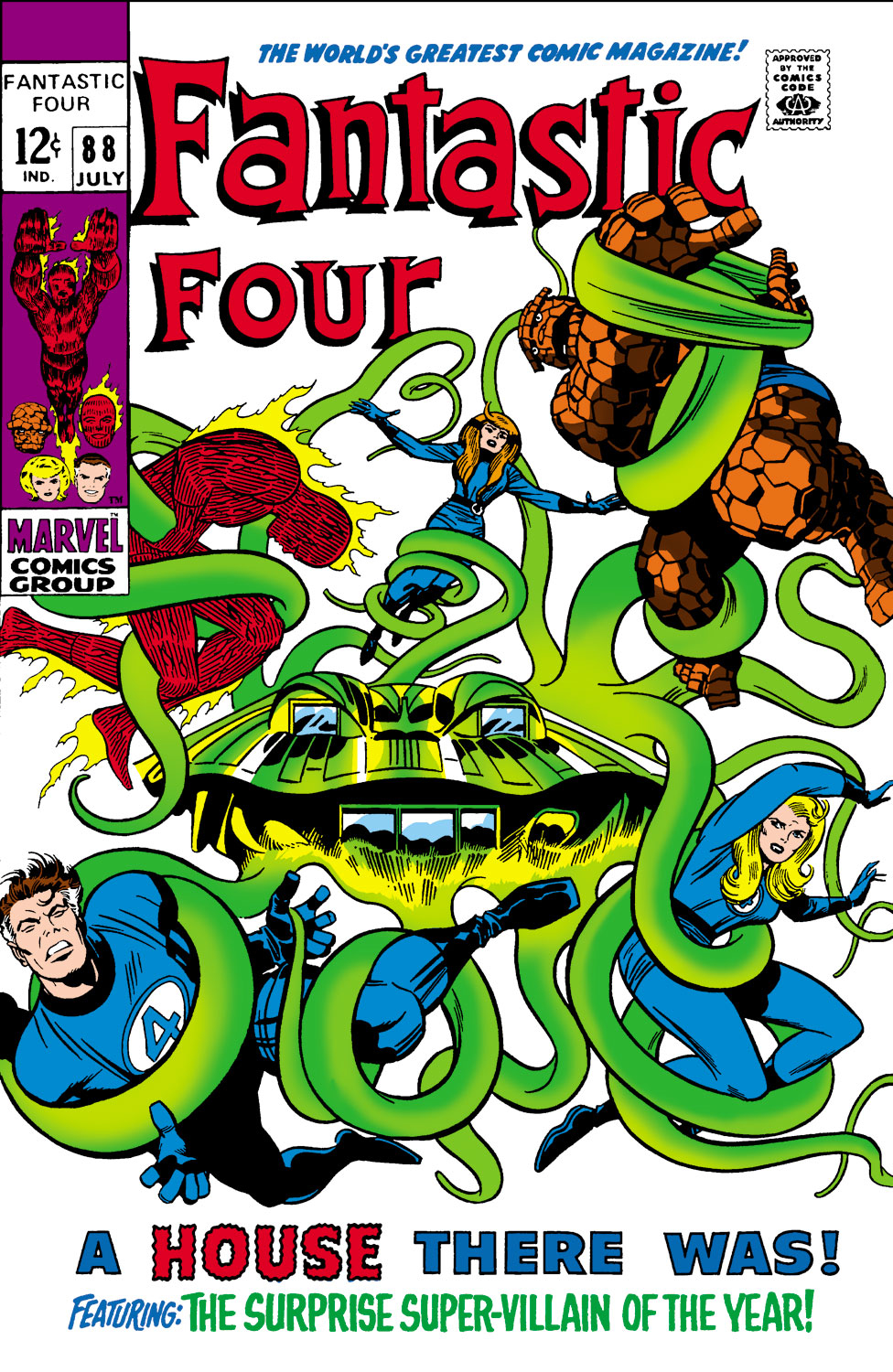 Read online Fantastic Four (1961) comic -  Issue #88 - 1