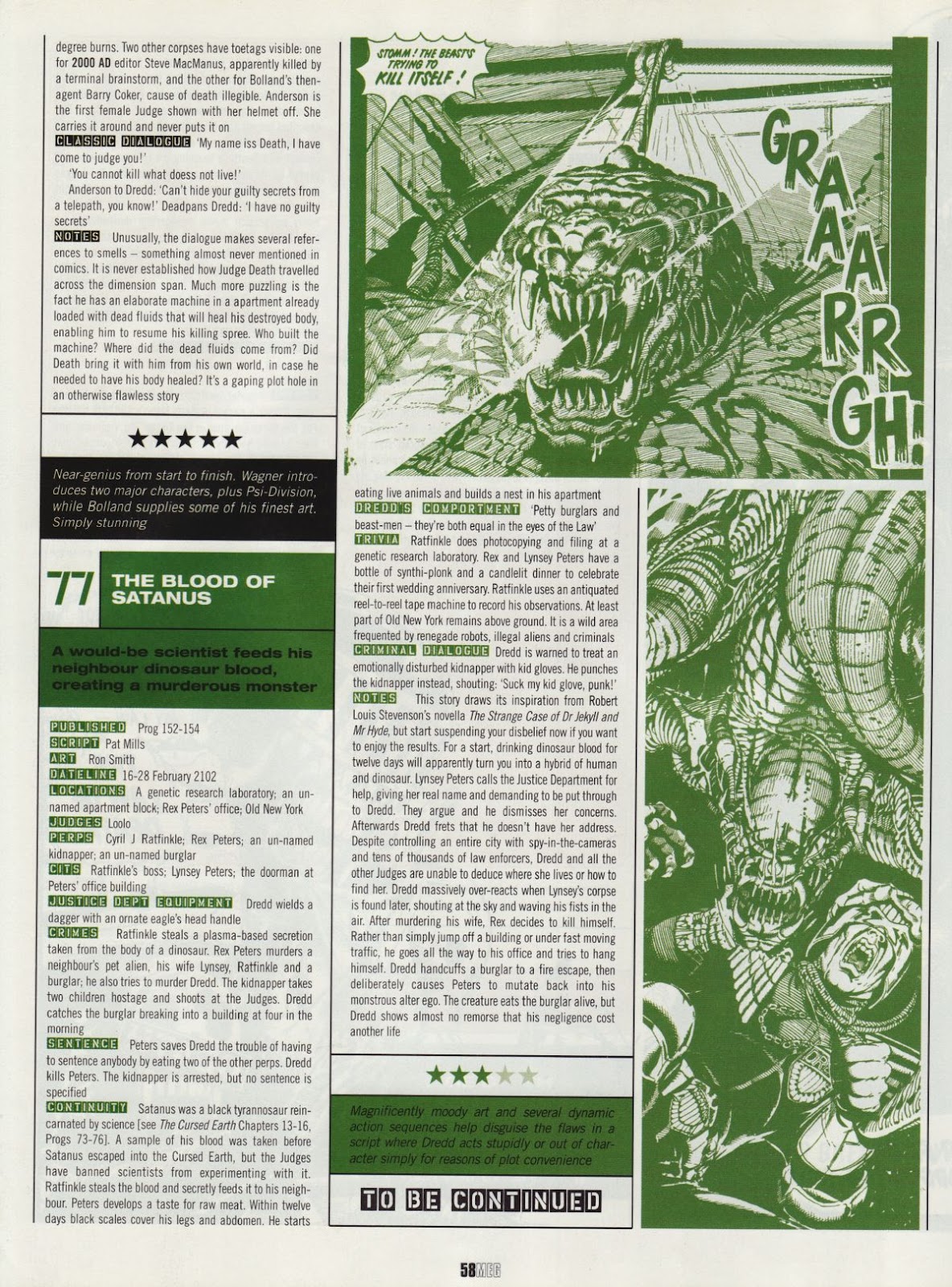 Judge Dredd Megazine (Vol. 5) issue 226 - Page 58