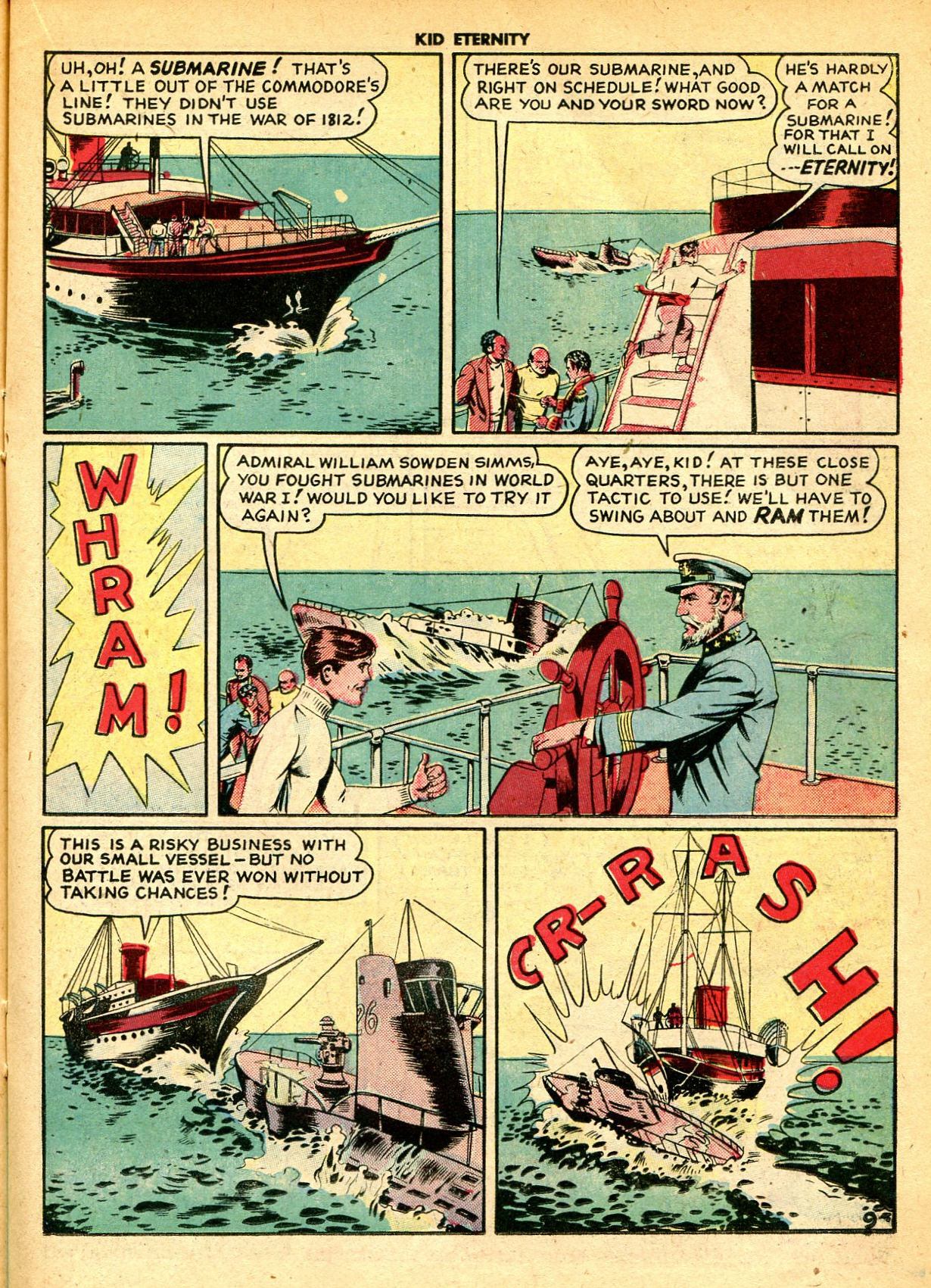 Read online Kid Eternity (1946) comic -  Issue #14 - 23