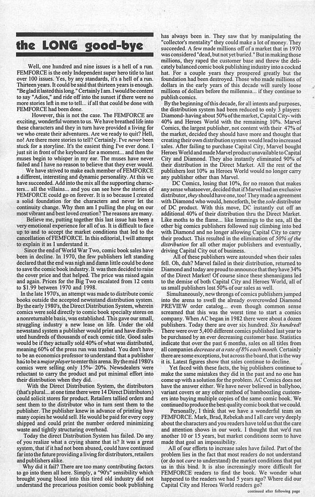 Read online Femforce comic -  Issue #109 - 40