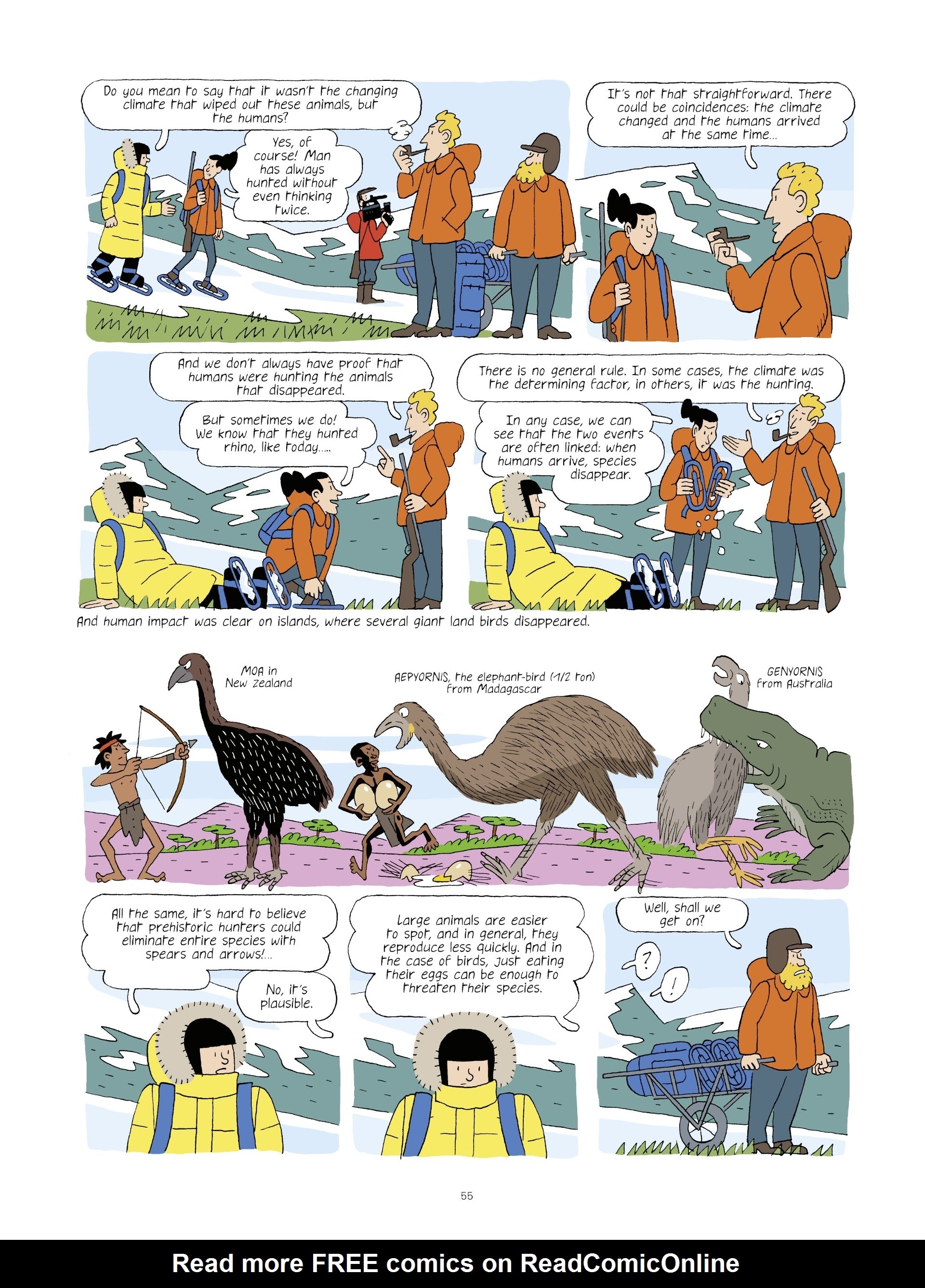 Read online Extinctions: Twilight of the Species comic -  Issue # TPB - 55