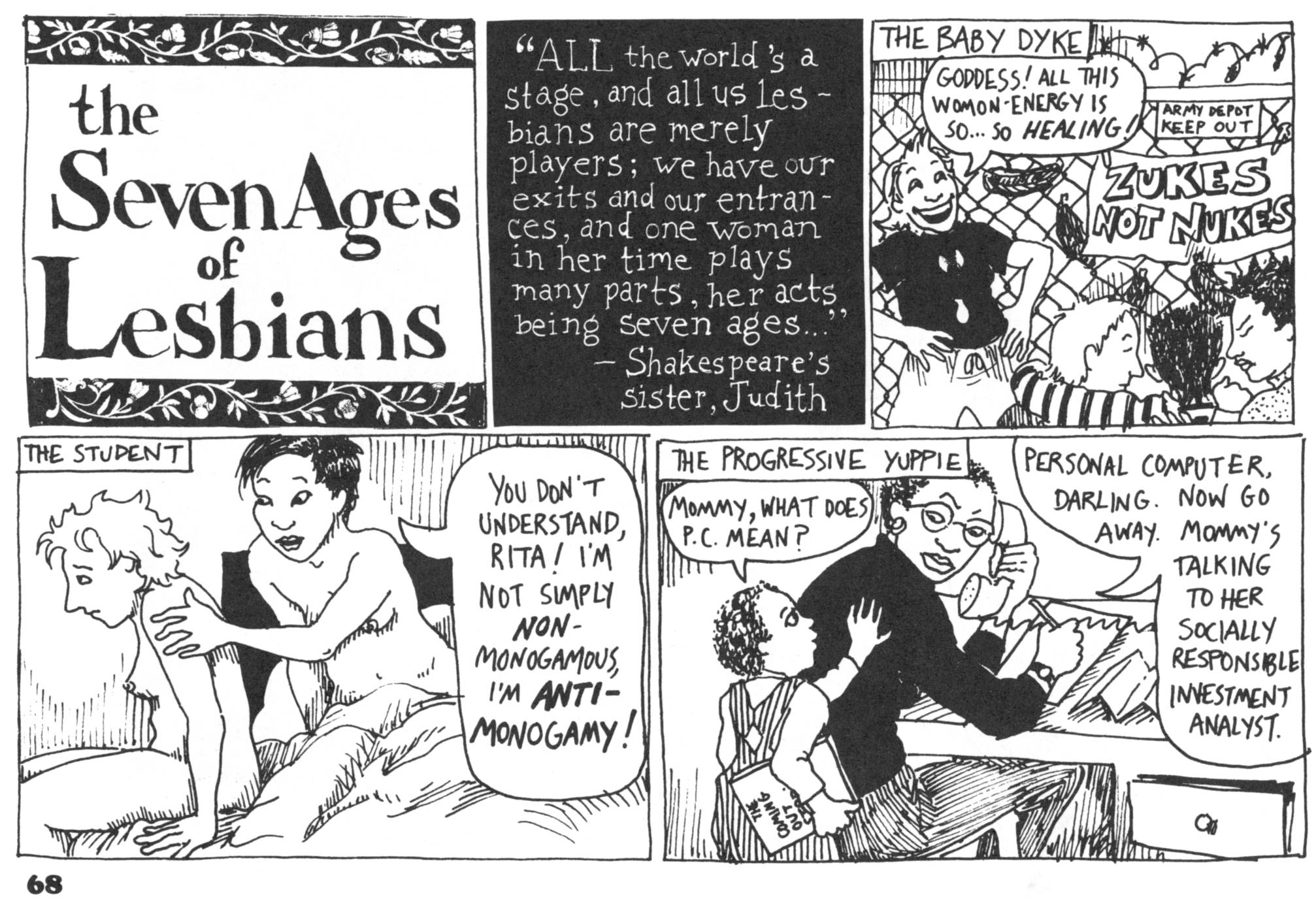 Read online Dykes to Watch Out For comic -  Issue # TPB 1 - 68