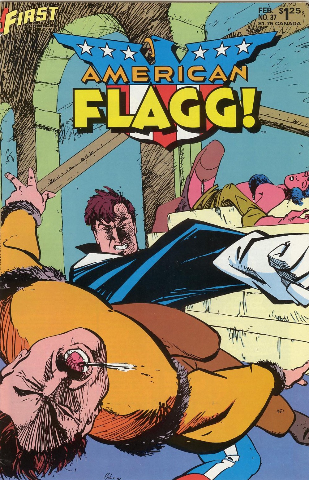Read online American Flagg! comic -  Issue #37 - 1
