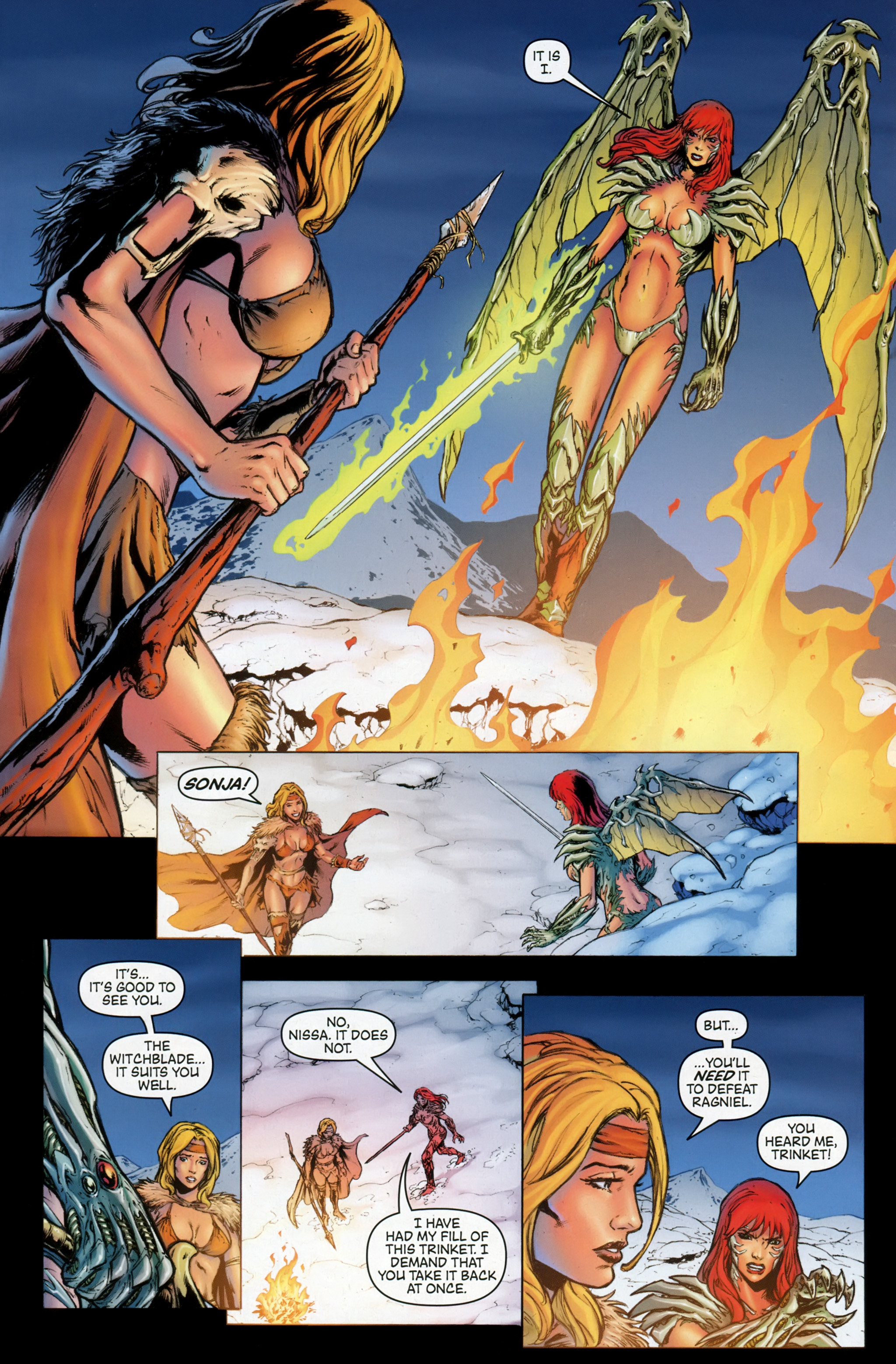 Read online Witchblade/Red Sonja comic -  Issue #5 - 4