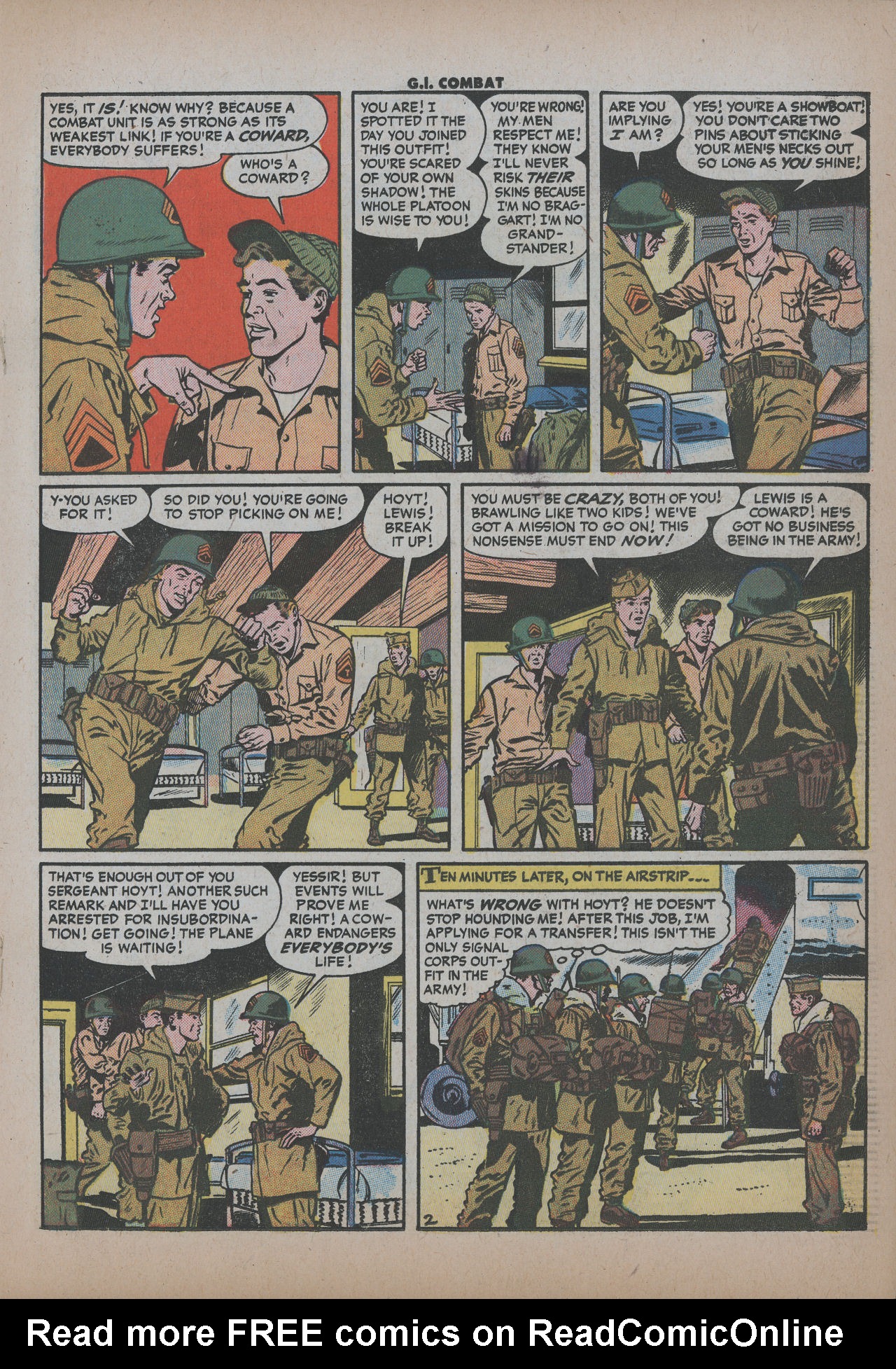 Read online G.I. Combat (1952) comic -  Issue #36 - 19
