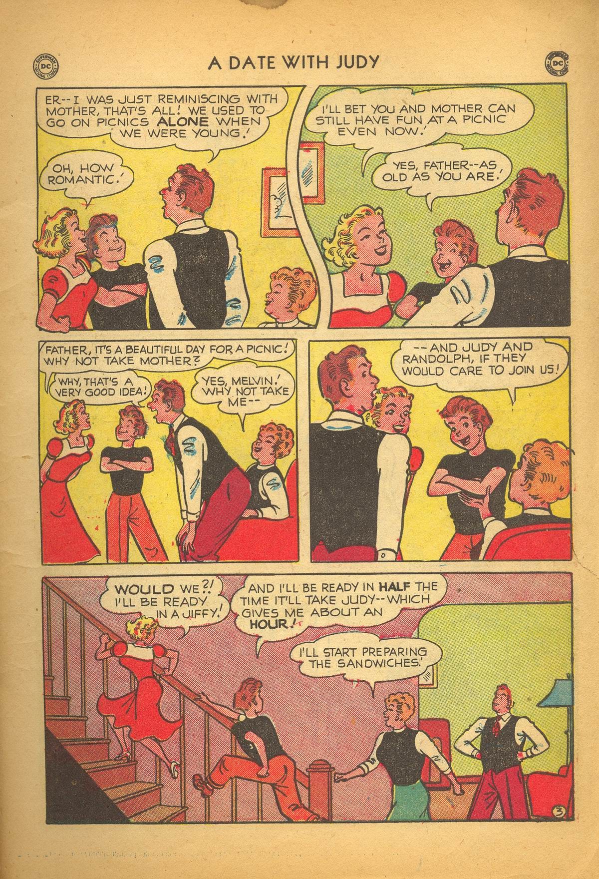 Read online A Date with Judy comic -  Issue #17 - 5