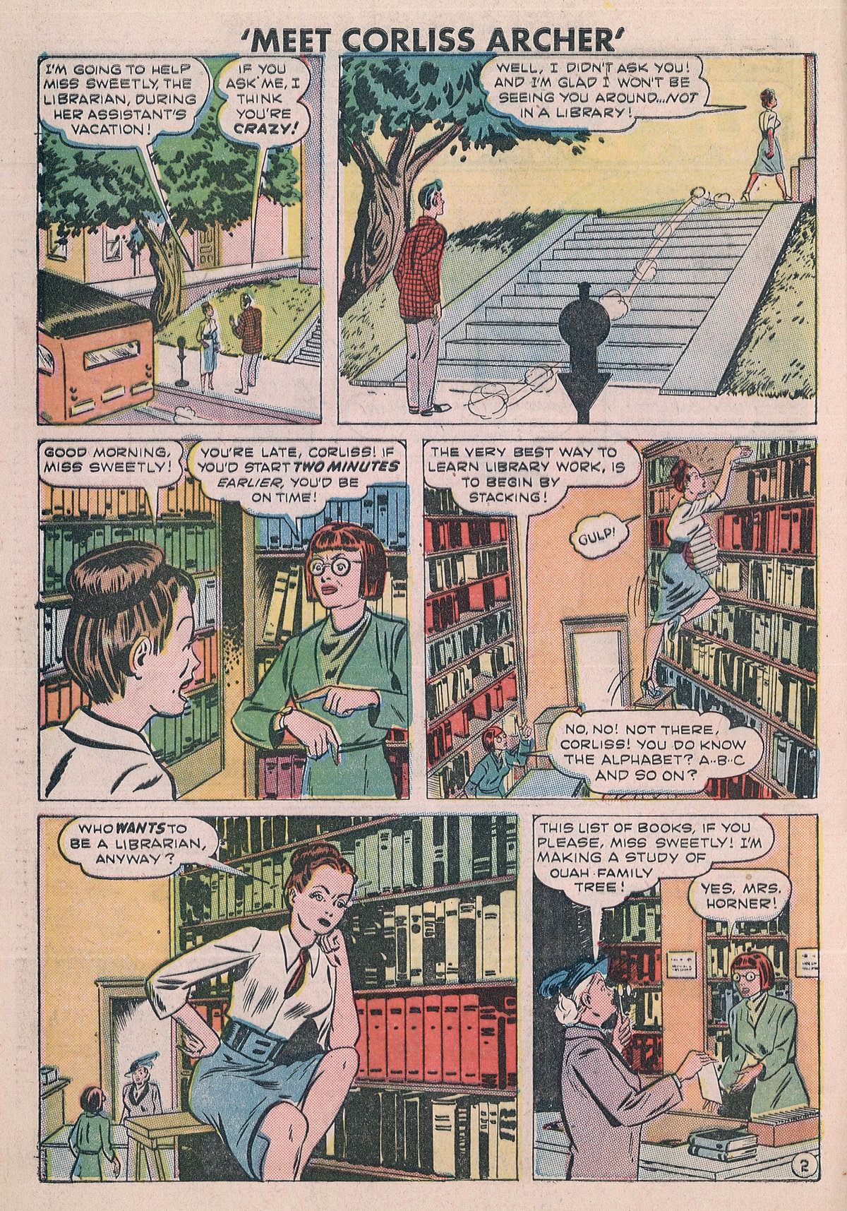 Read online Meet Corliss Archer comic -  Issue #3 - 22