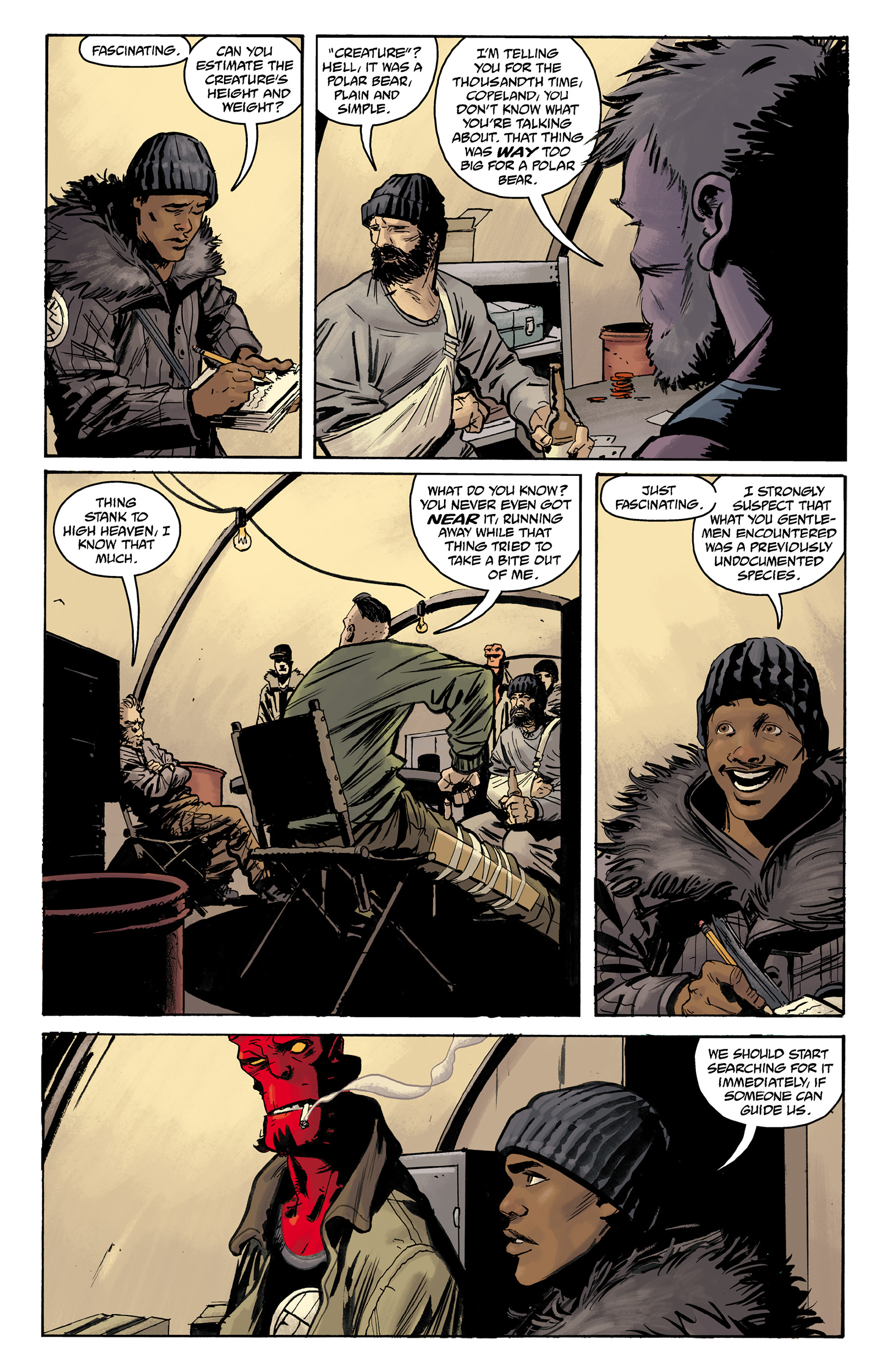 Read online Hellboy and the B.P.R.D.: 1954 -- Black Sun comic -  Issue #1 - 8