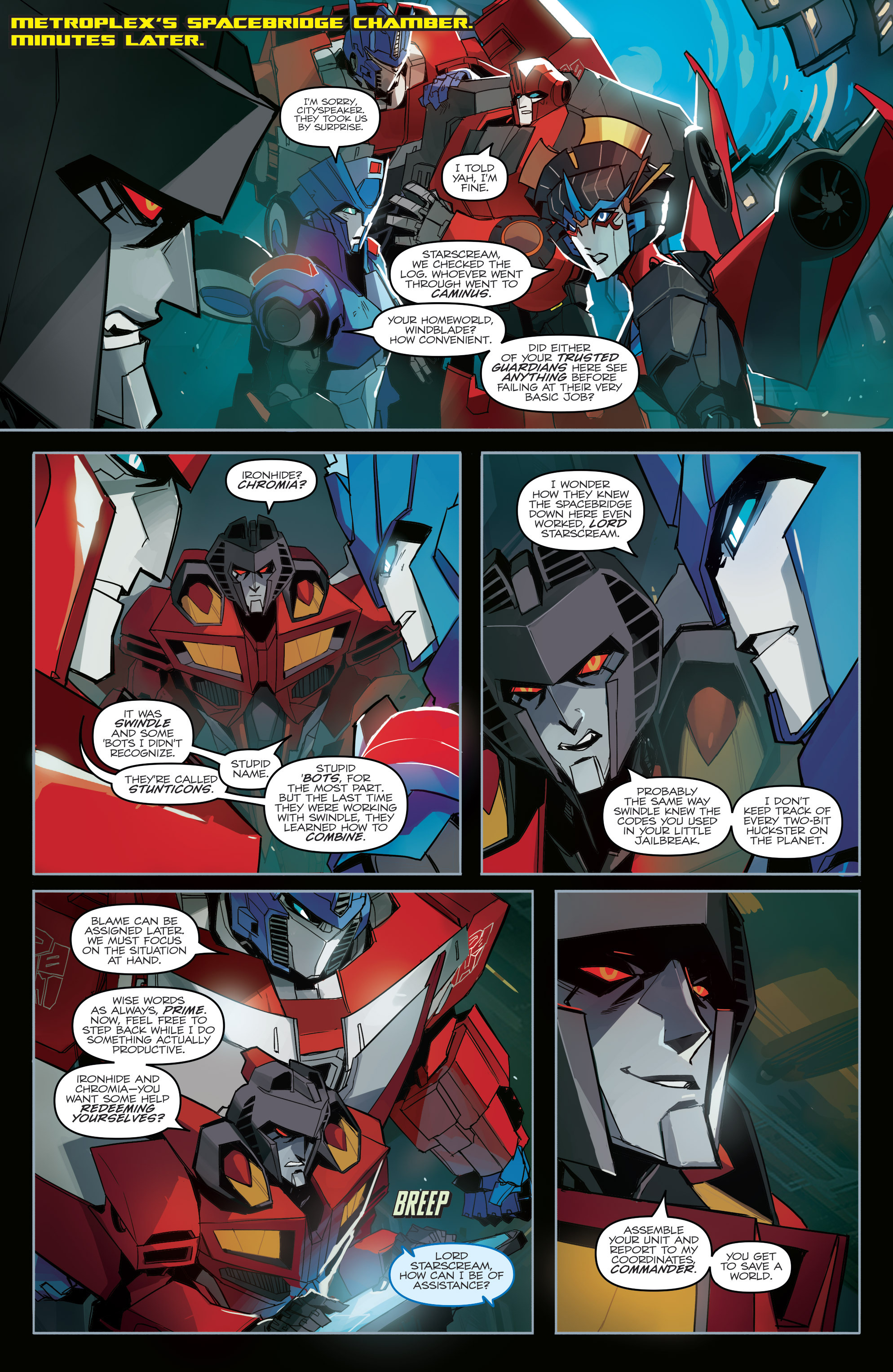 Read online The Transformers: Windblade (2015) comic -  Issue #1 - 11