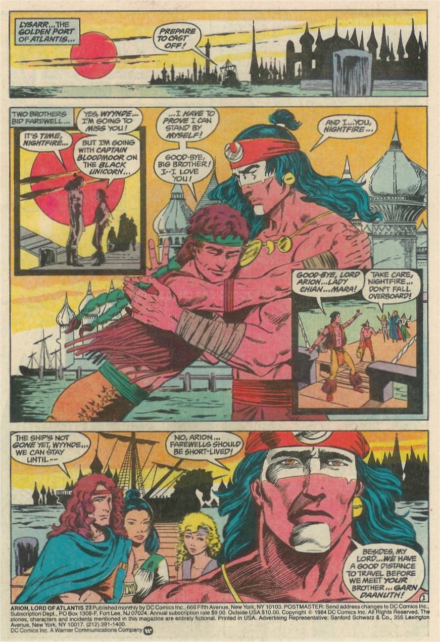Read online Arion, Lord of Atlantis comic -  Issue #23 - 2