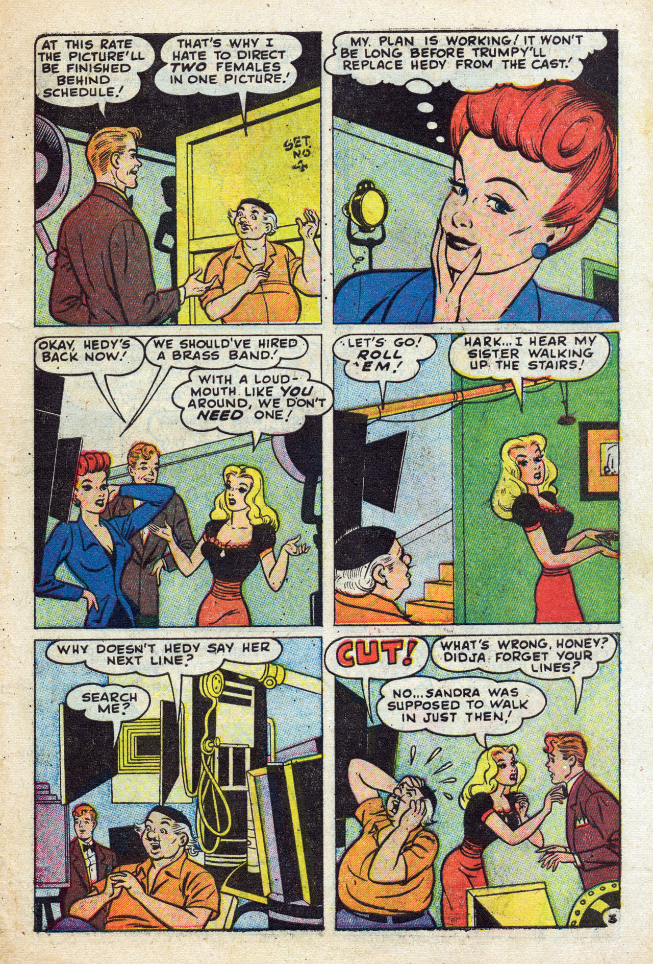 Read online Hedy Of Hollywood Comics comic -  Issue #46 - 3